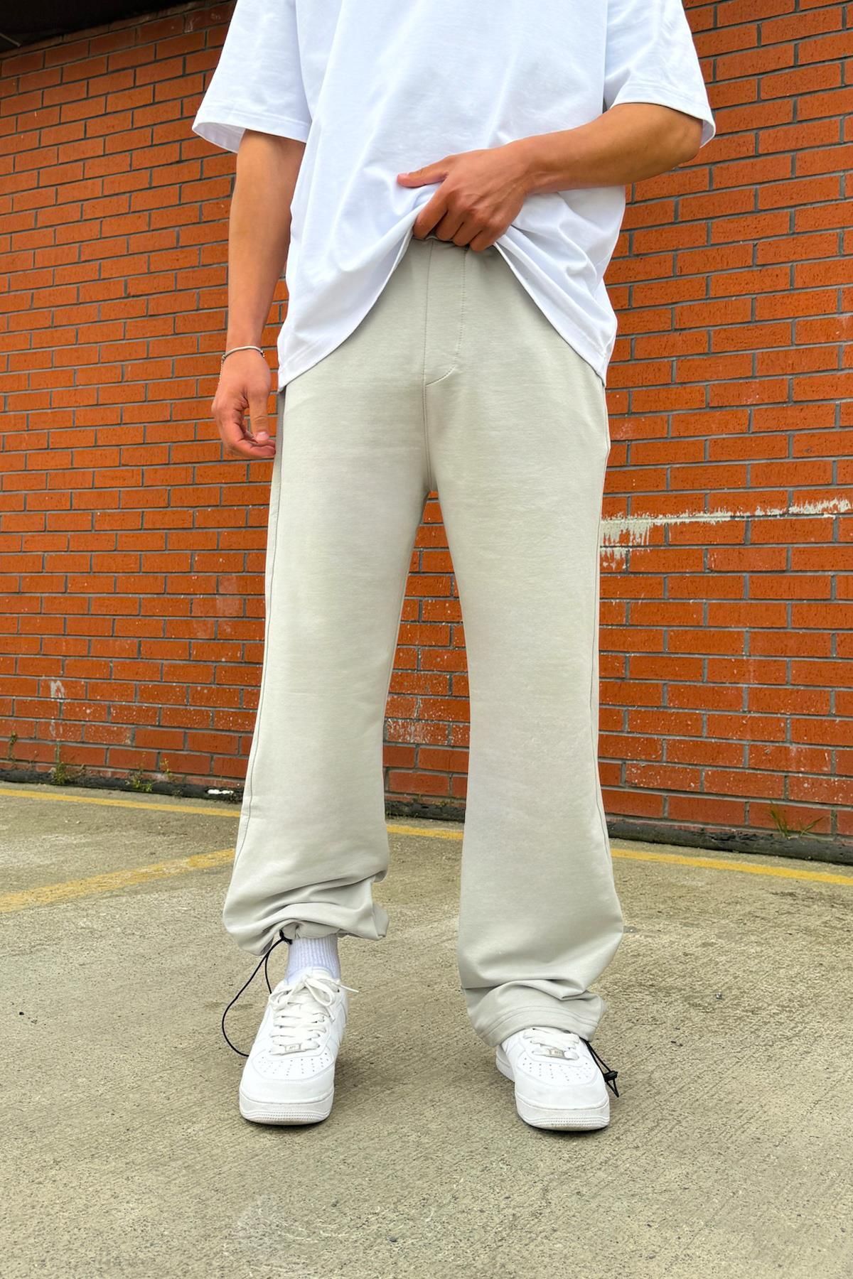 Flaw Wear Ayarlanabilir Paça Gri Eşofman