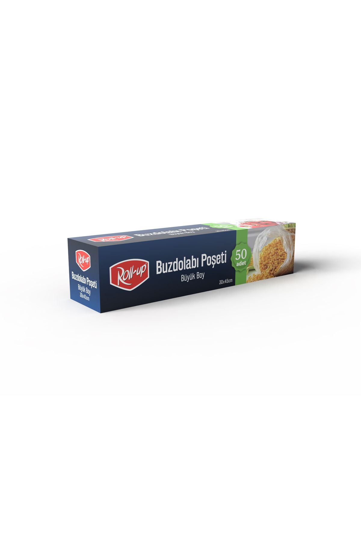 Roll-Up Buzdolabı Poşeti Büyük Boy 30x45cm 50 Adet