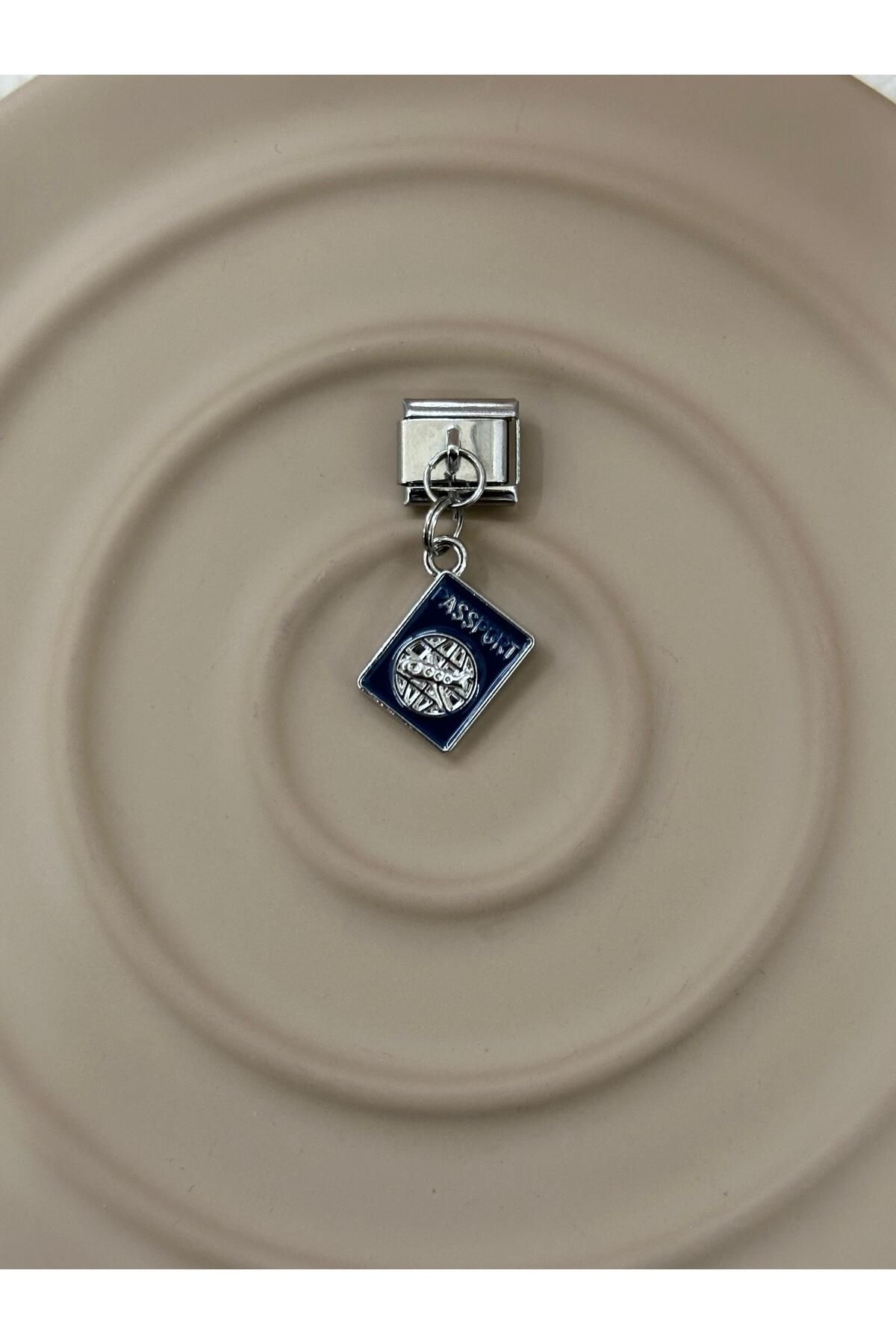 MSBTAKI stainless steel 316L Çelik Paslanmaz ve Kararmaz Pasaport Charm