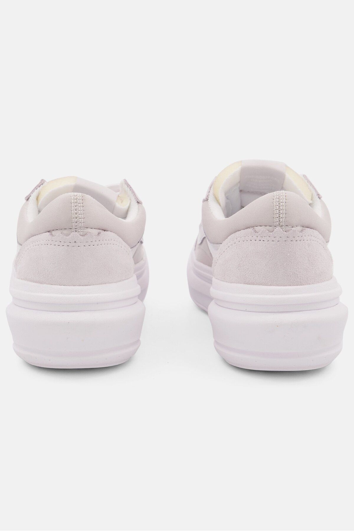 Vans-حذاء كاجوال برباط للرجال، أبيض 2
