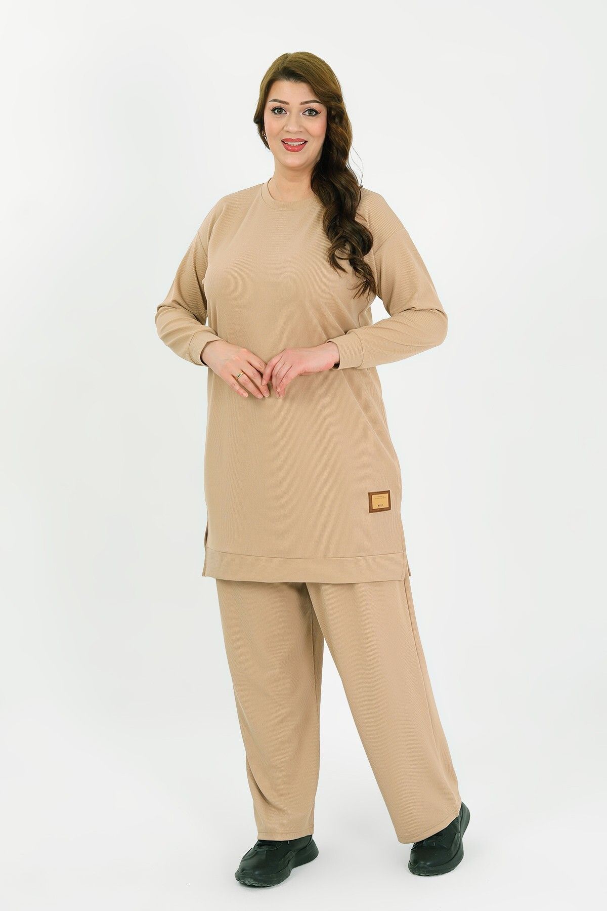 By Alba Collection KADIN VİZON BURGU ALT ÜST LİKRALI BÜYÜK BEDEN TAKIM