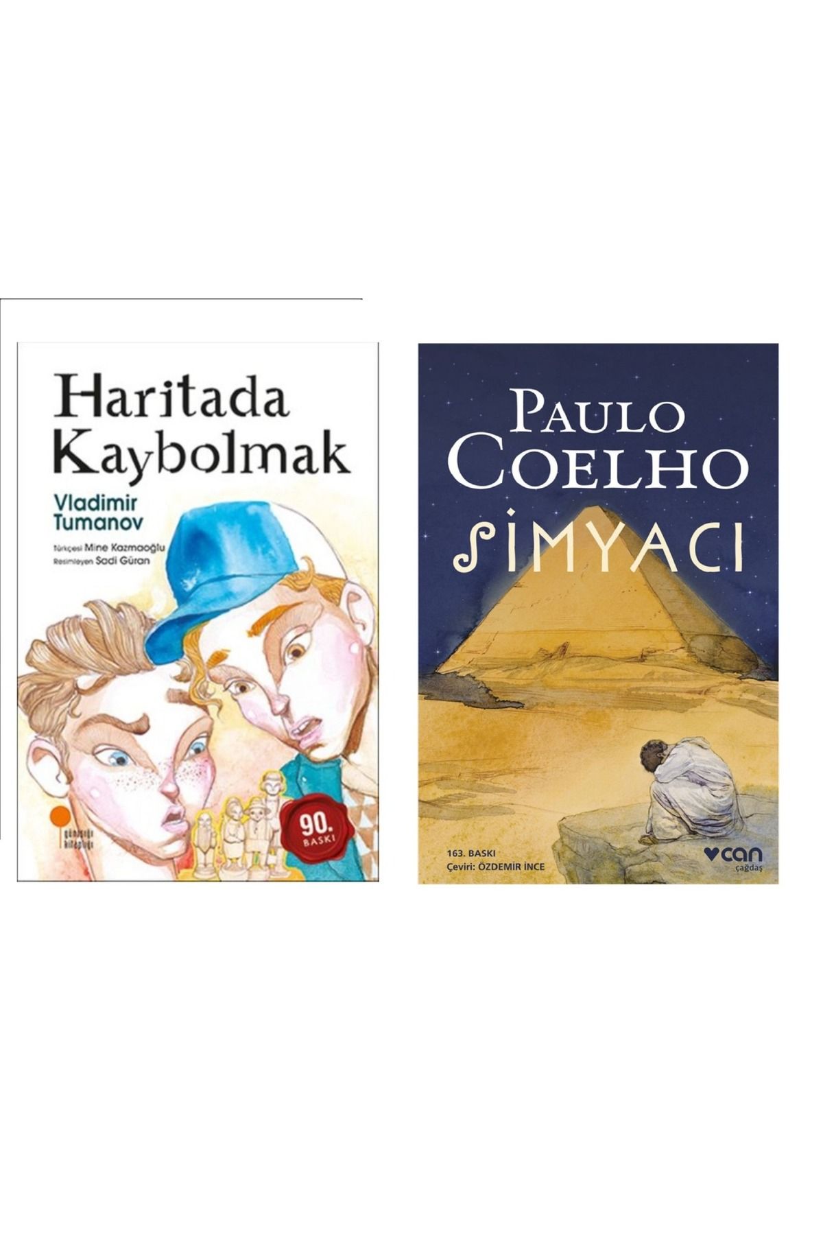 Günışığı Kitaplığı Haritada Kaybolmak & Simyacı ( 2 Li Set)