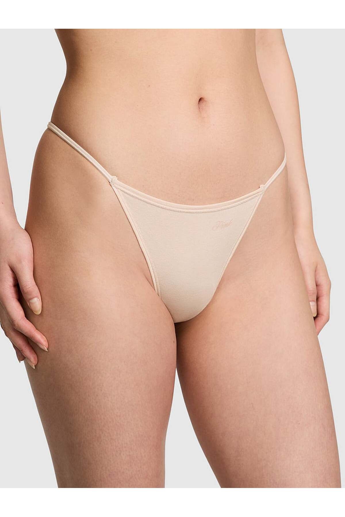 PINK Pamuklu V-String Külot
