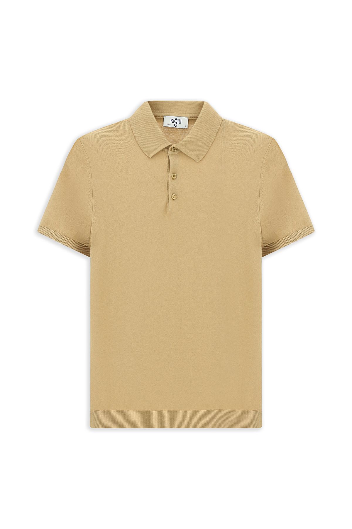 Kiğılı Slim Fit Dar Kesim Pamuk Polo Yaka Tişört