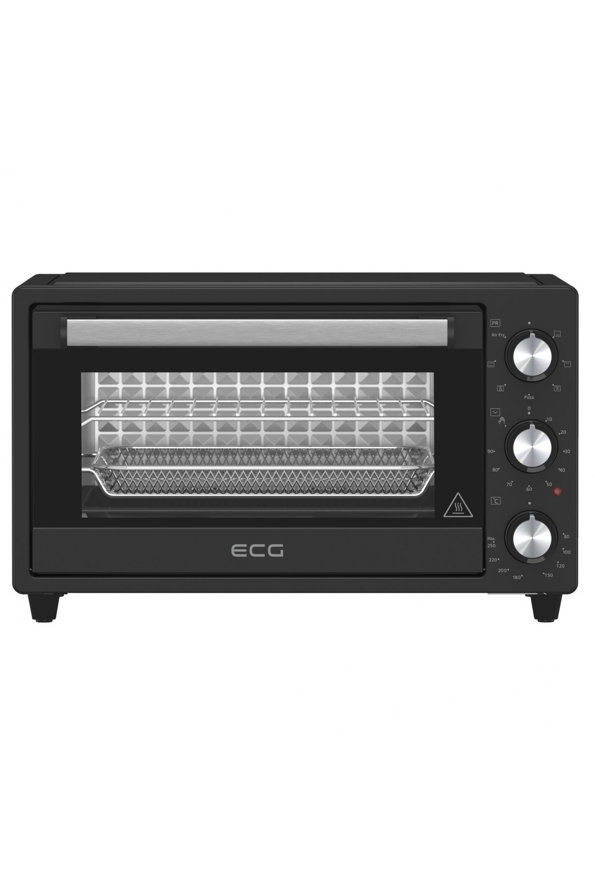 ECG-Electric oven ECG ET 2001B Airfry, 20 L, 1500 W, 80–250 °C, 90 min timer, 7 functions, convection 2