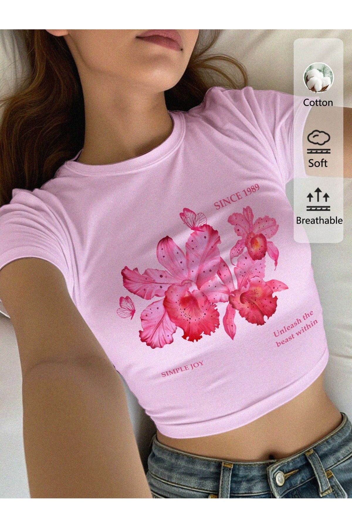 JANSO GROUP - KADIN CROP TSHIRT BASKILI 02