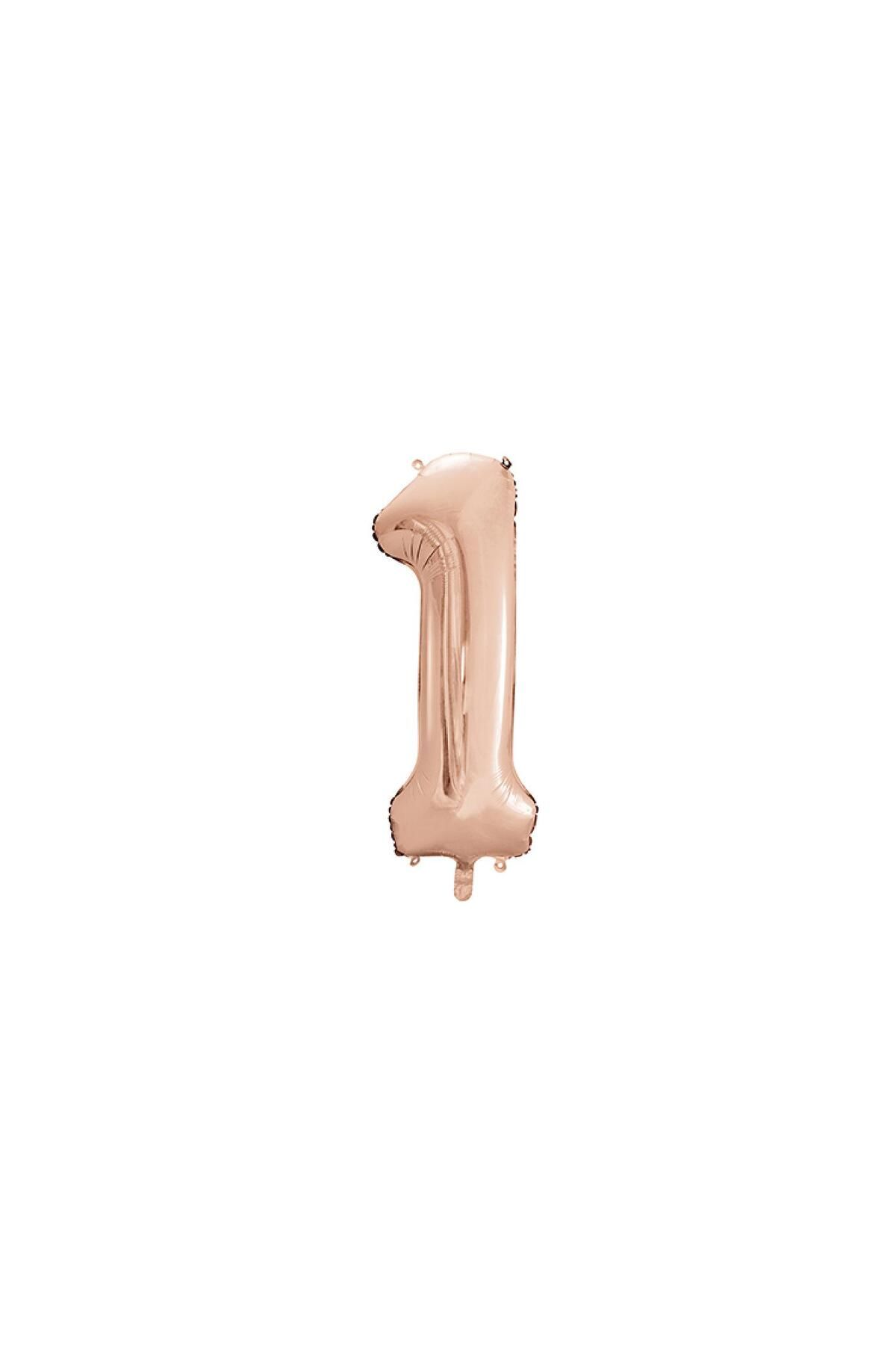 TATLI GÜNLER 34" FOLYO BALON RAKAM 1 ROSE GOLD