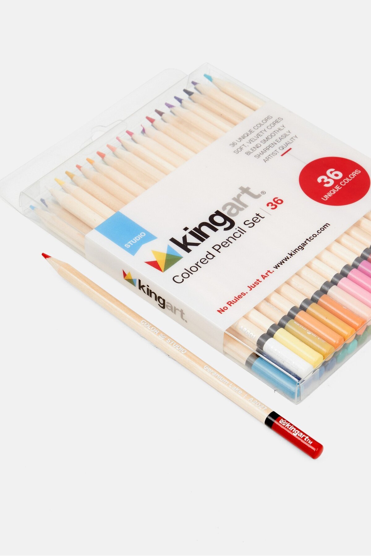 Kingart-36 Pieces Colored Pencil Set, Beige Combo 5