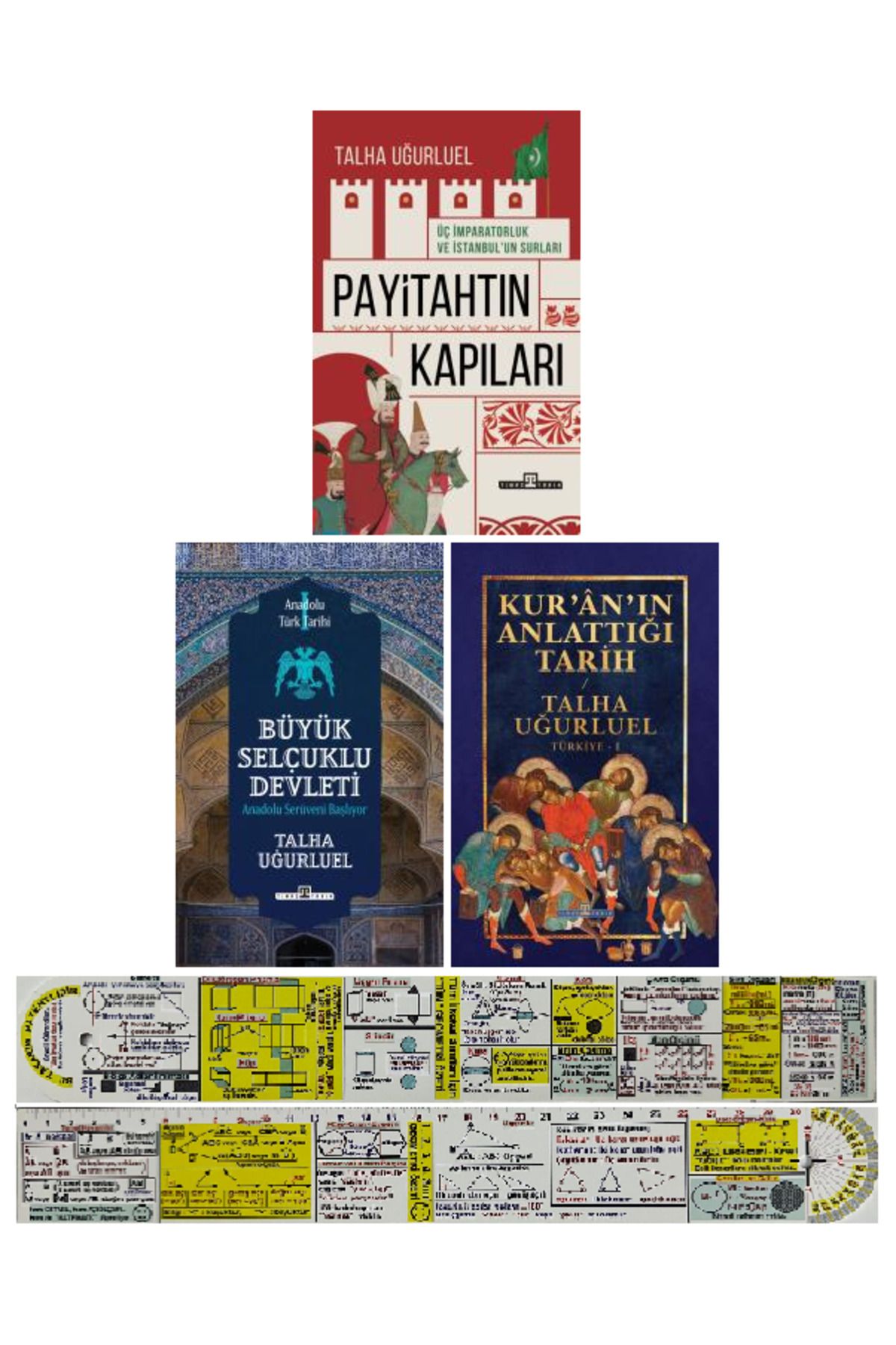 Timaş Yayınları Payitahtın Kapıları + Büyük Selçuklu Devleti + Kur'an'ın Anlattığı Tarih 3 Kitap Talha Uğurluel