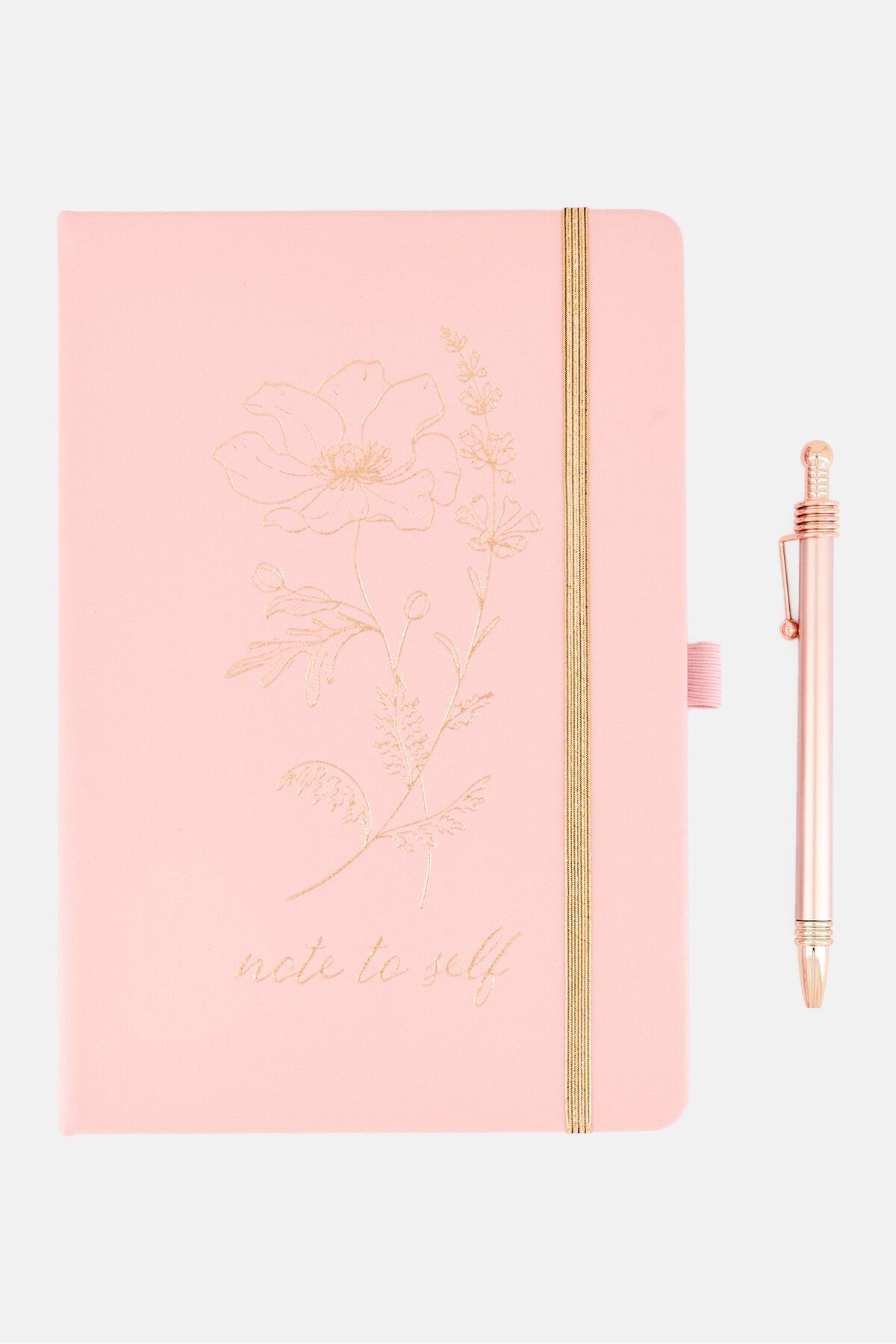 Tahari-Note To Self Bind Notebook With Pen 1