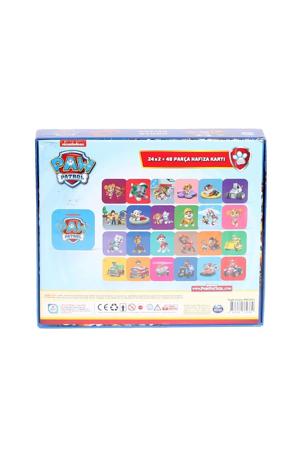 Utku Oyuncak PW7933 Paw Patrol Hafıza Oyunu -Laço