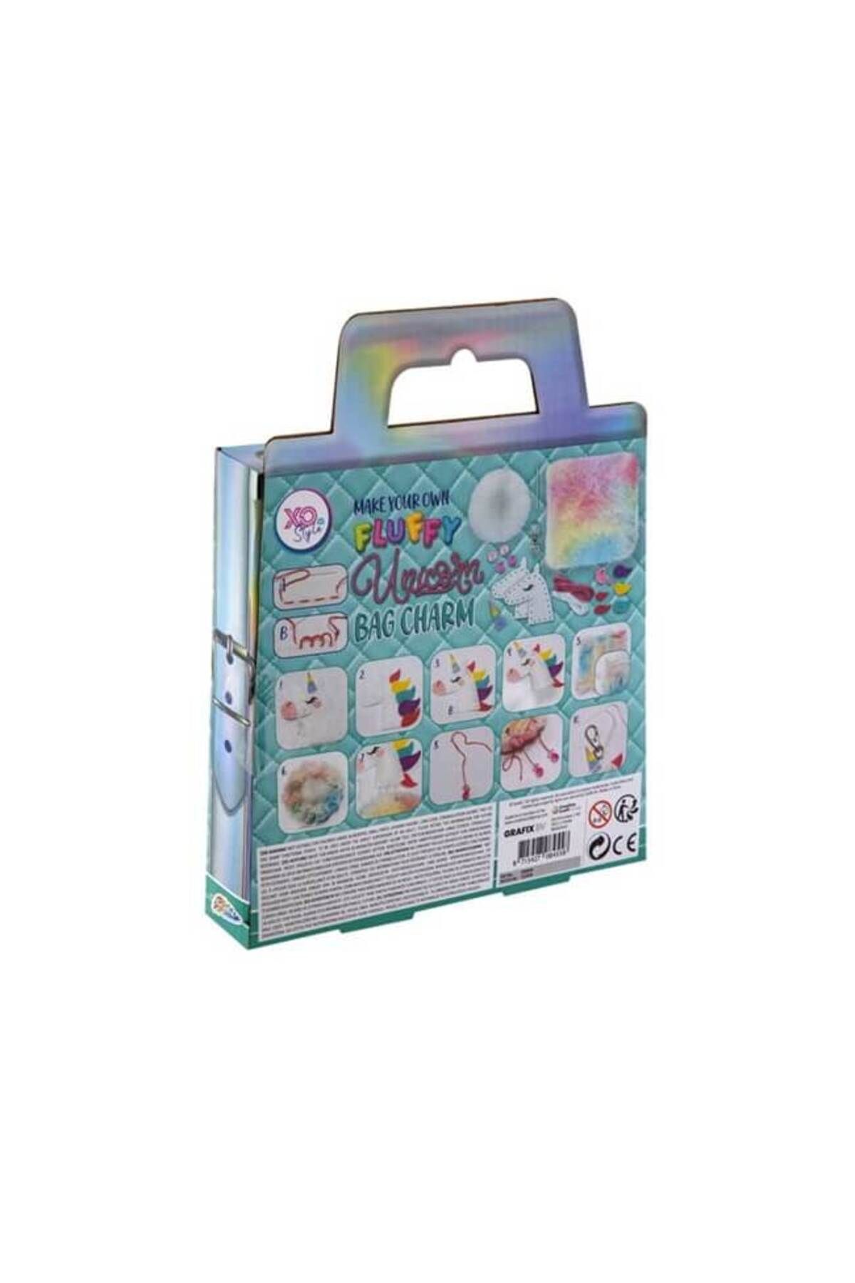 GRAFİX-Set brelocuri creative pufoase Grafix - Unicorn 2