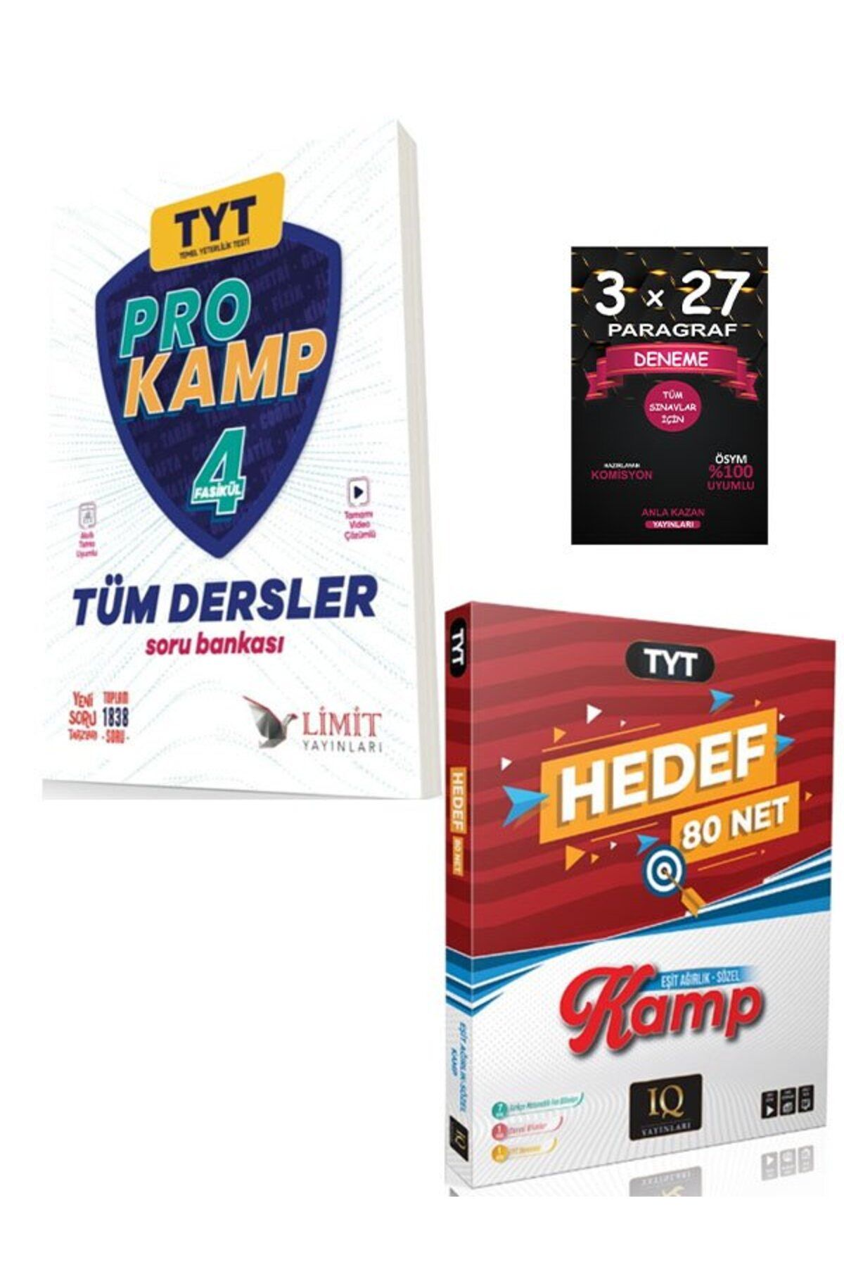 Anla Kazan Yayınları Limit+IQ Yayınları TYT Tüm Dersler Prokamp Soru Bankası