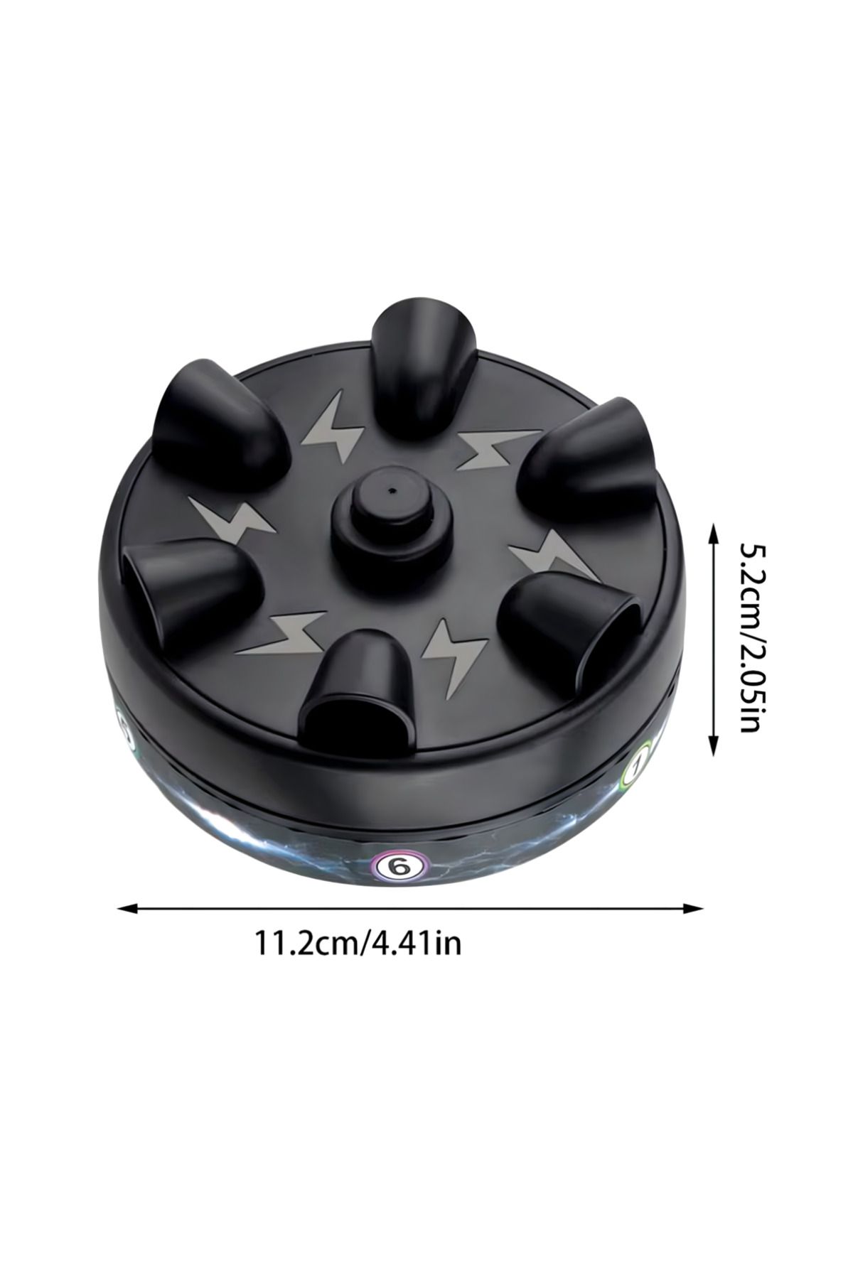 zola-Joc de societate Detectorul de minciuni, ruleta cu electrosoc, 2-6 persoane, 14.5x14.5x6.5 cm, negru 3