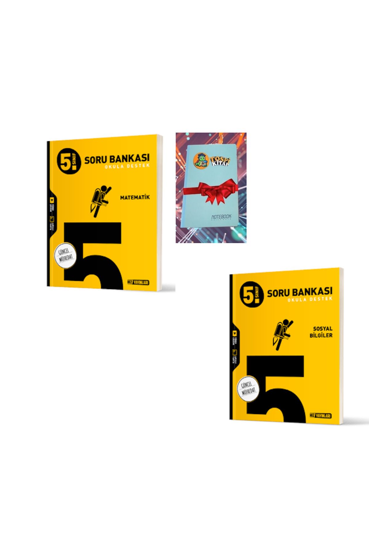 Karma Kitaplar 5. Sınıf SOSYAL BİLGİLER + MATEMATİK Soru Bankası ( DEFTER HEDİYE)