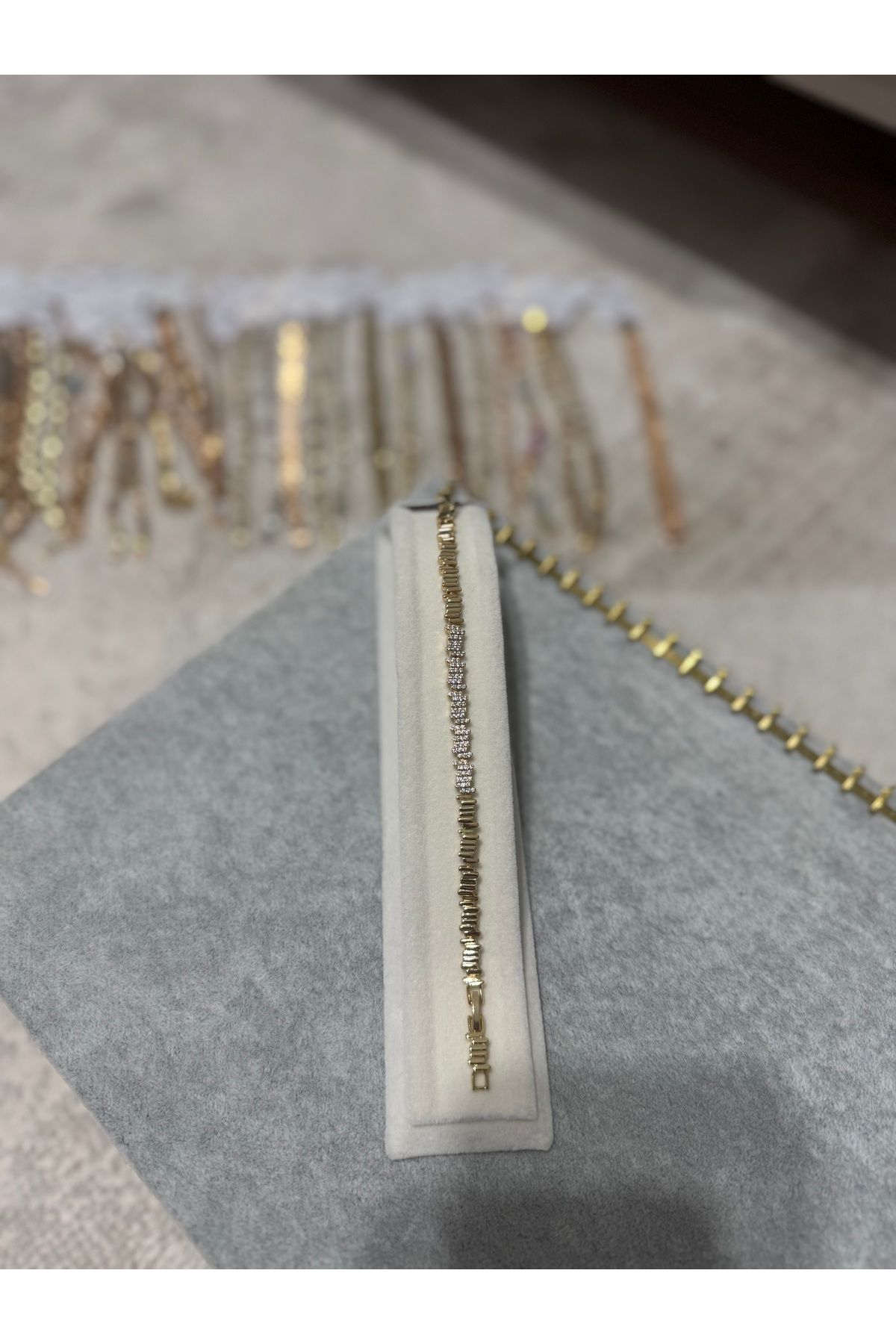 XUPING JEWELRY KADIN 18K ÇELİK BİLEKLİK KARARMAZ PASLANMAZ
