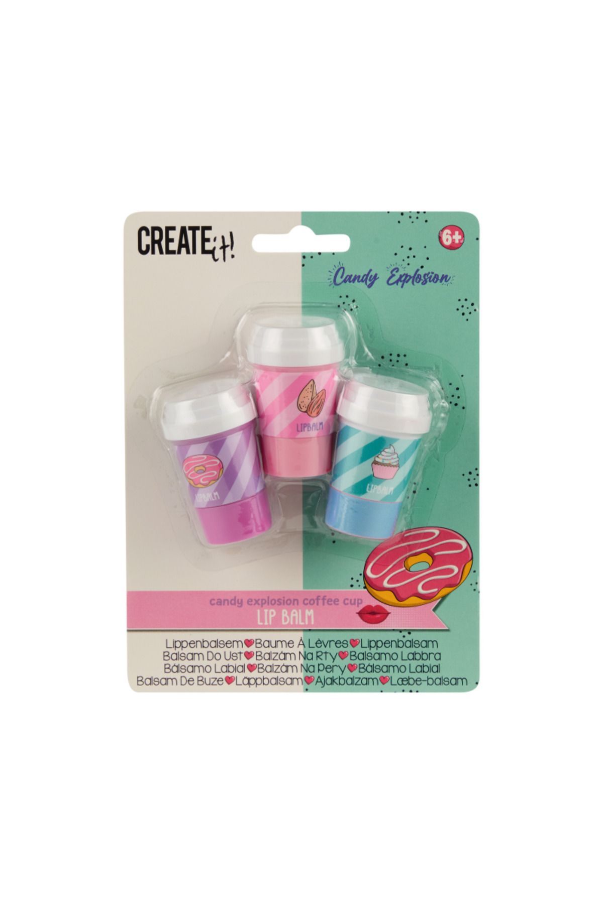 Create It Dudak Balmı Seti - Kahve Kutuları - Candy Explosion