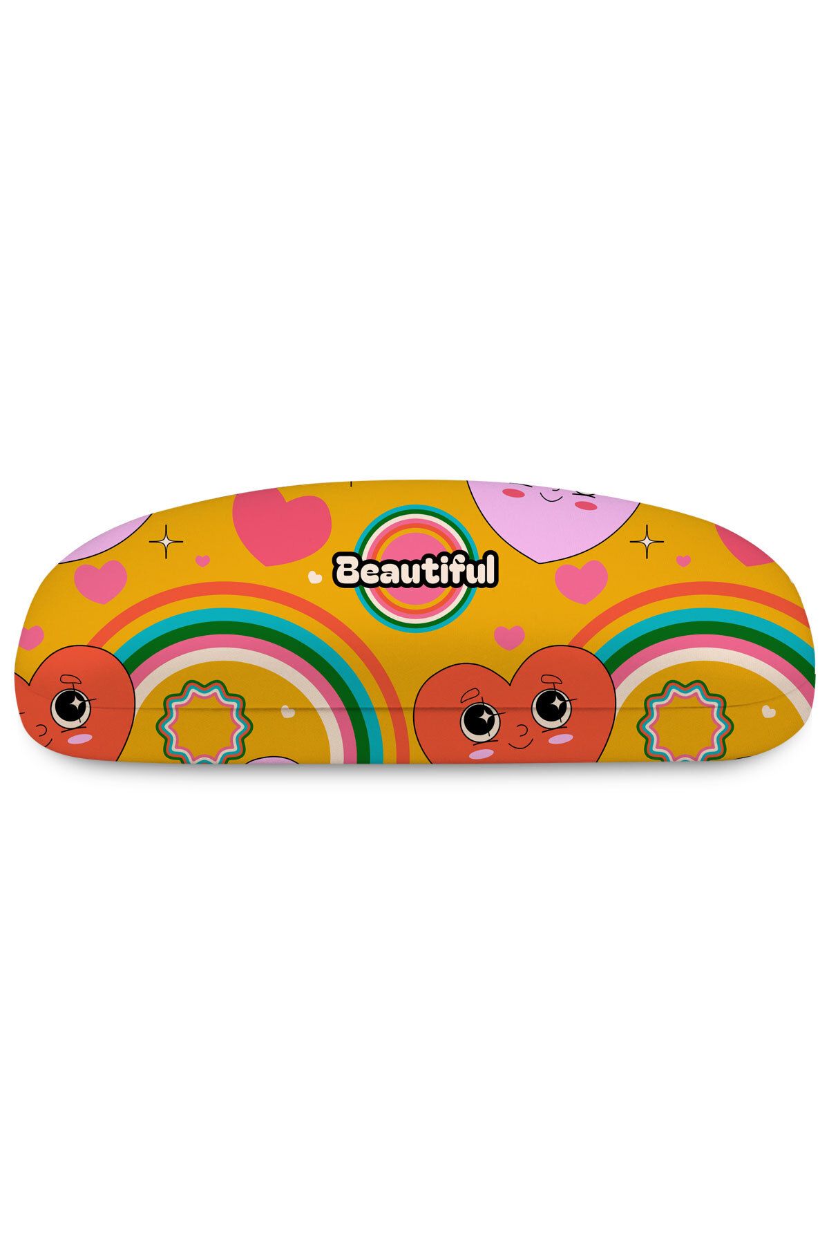 NEXTA DJ-412 Dijital Baskılı Metal Gözlük Kutusu-DSN0014