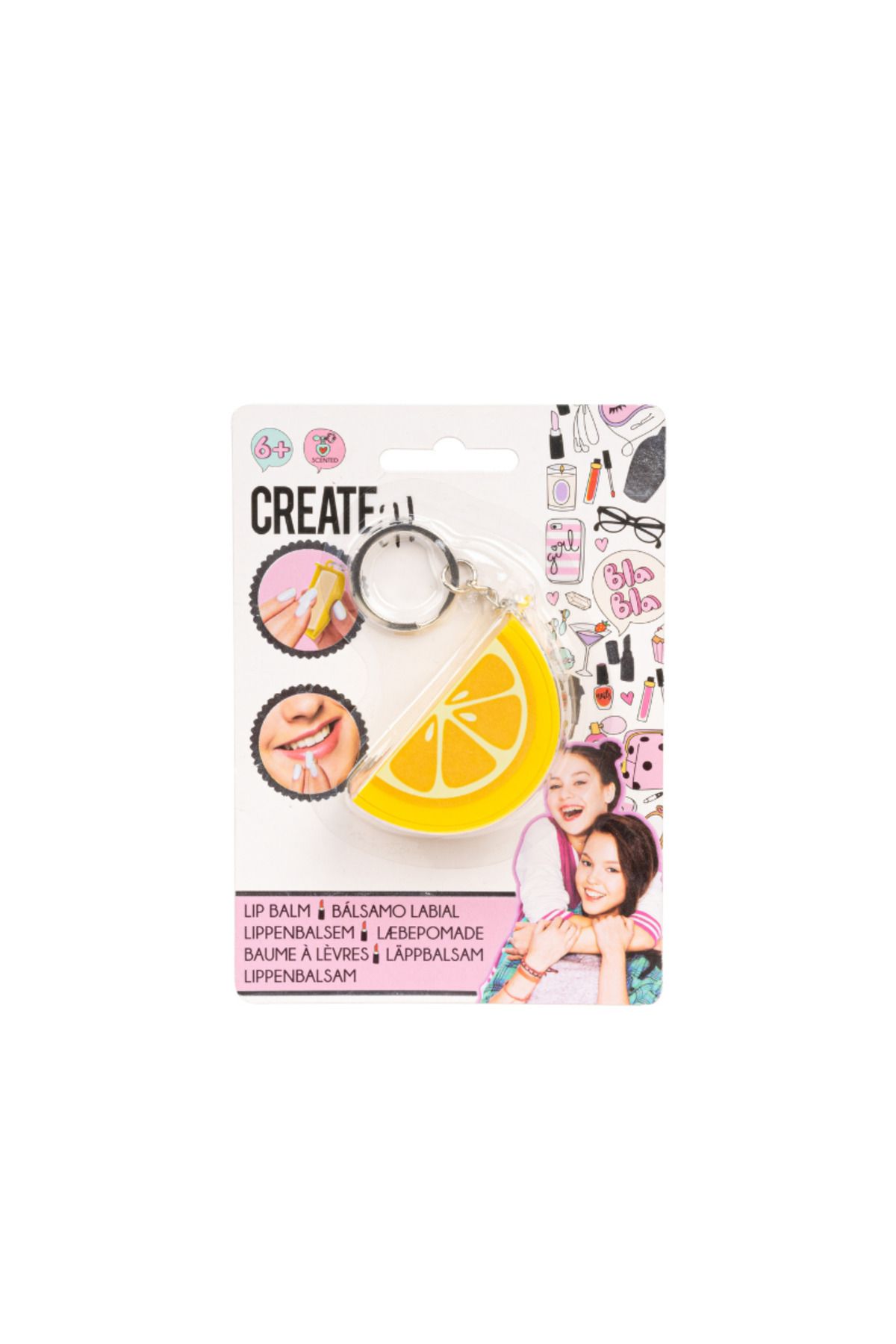 Create It Kokulu Dudak Balmı Anahtarlık - Limon
