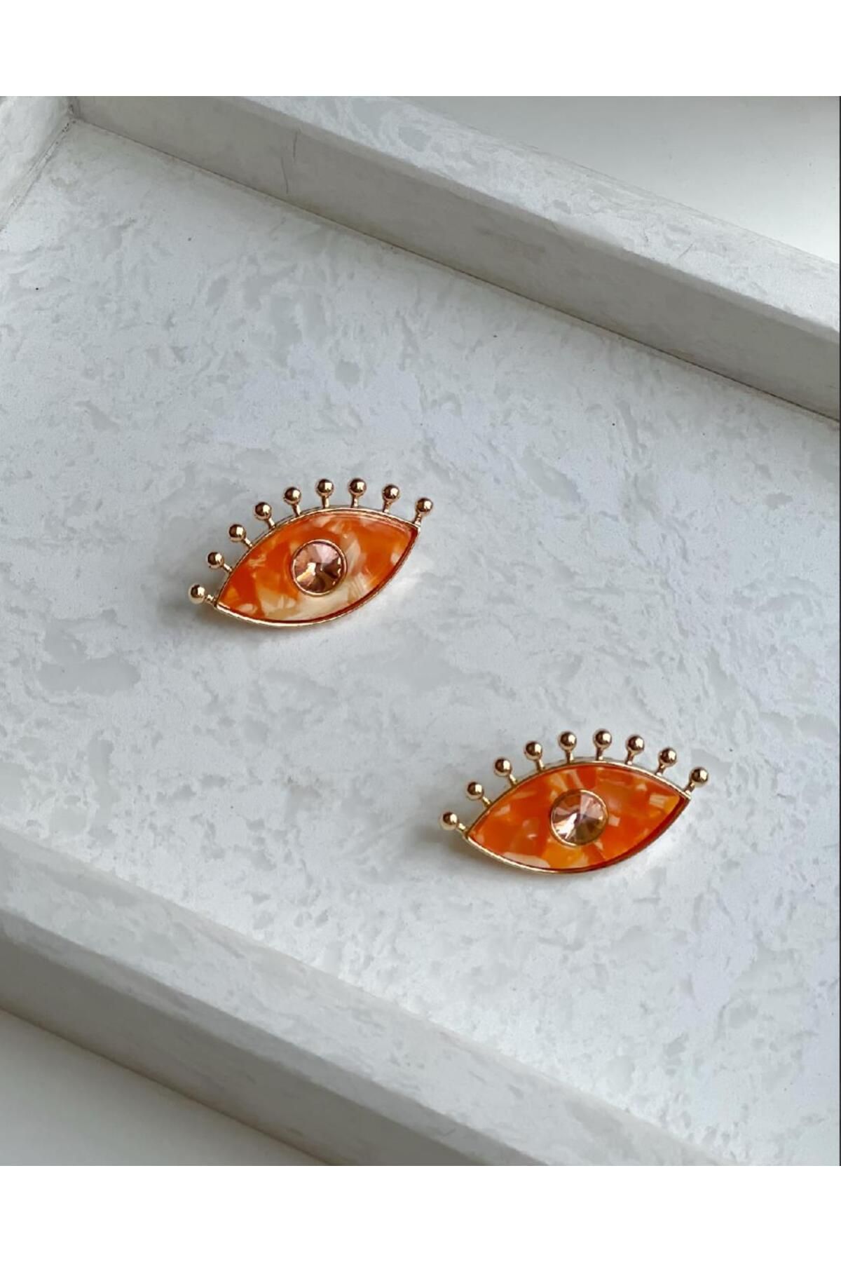 Venus Design Çelik Renkli Göz Küpe