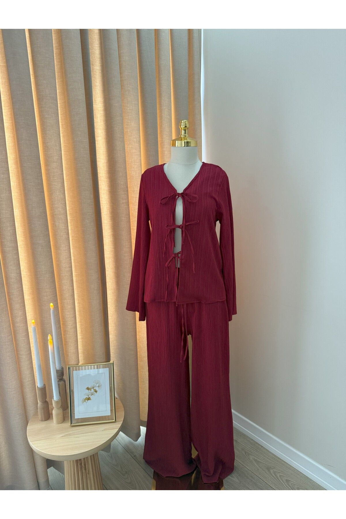 AF Frezya Boutique Önden Bağlamalı Takım