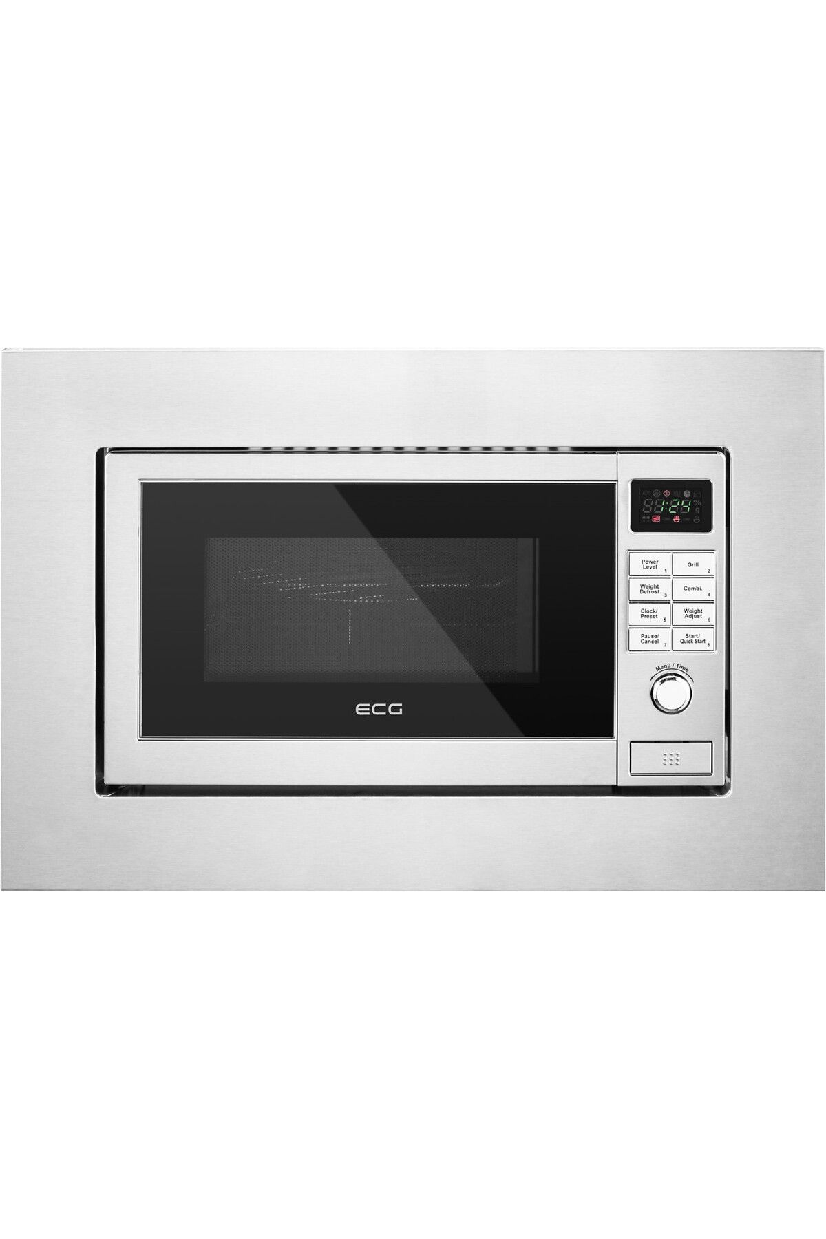 ECG-Built-in Microwave Oven Mtd2081 Vgss, 20 Liters, 1200w, 5 Power Levels, 9 Programs 12