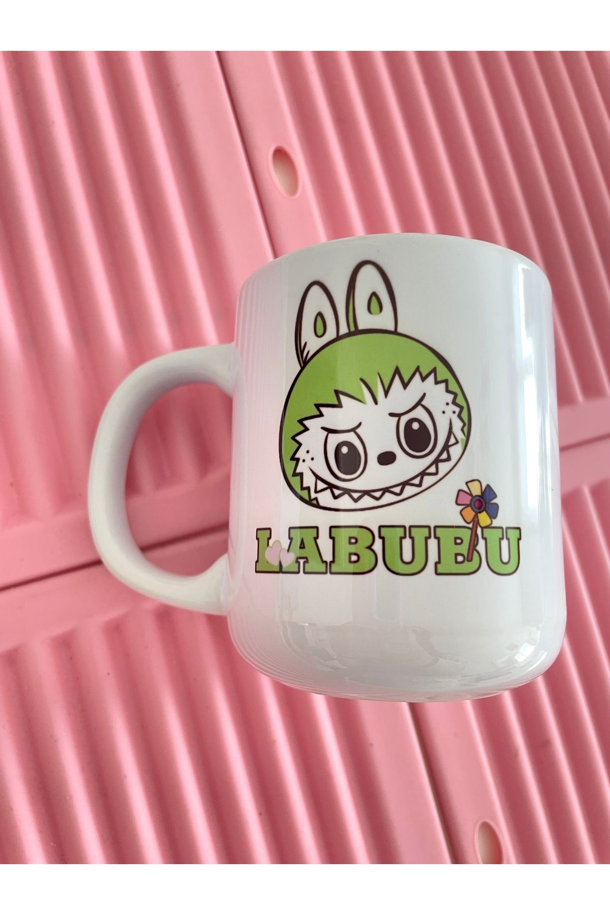 By Selen Suyolcu LABUBU Baskılı Kupa Bardak