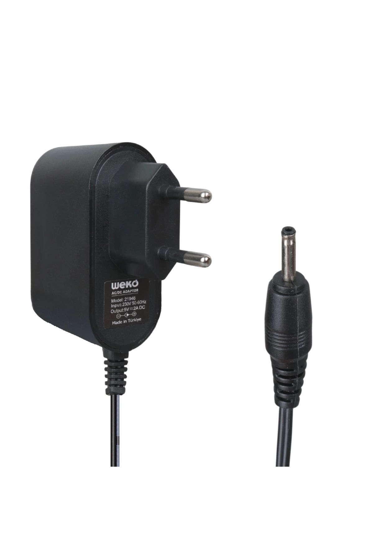 STOREMAX 5 VOLT - 2 AMPER 2.5*0.7 İNCE UÇ YERLİ ÜRETİM PRİZ TİPİ TABLET PC ADAPTÖRÜ (5047)