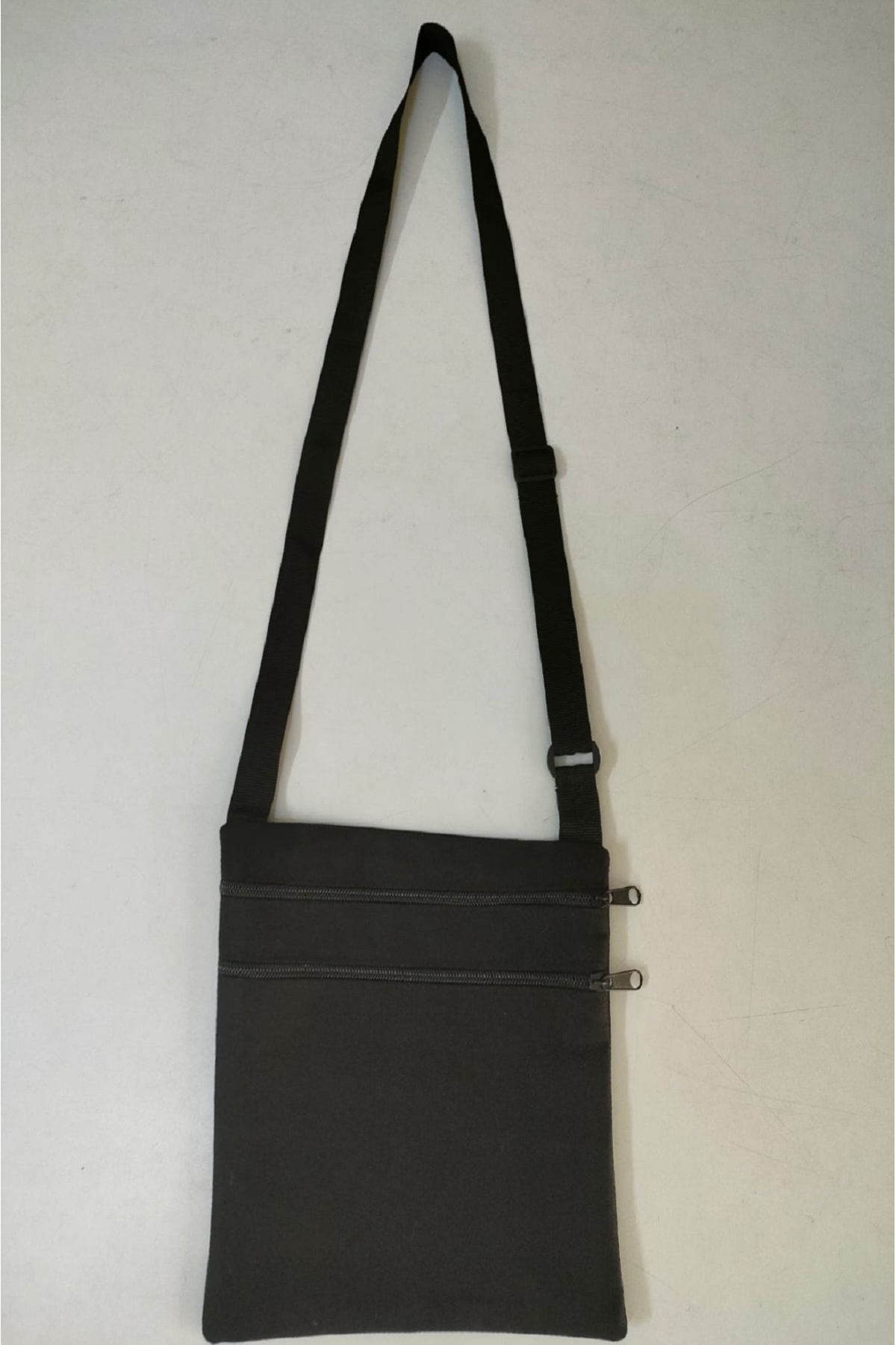chulfa hac umre bez omuz çantası 2 bölmeli 20x21 cm.