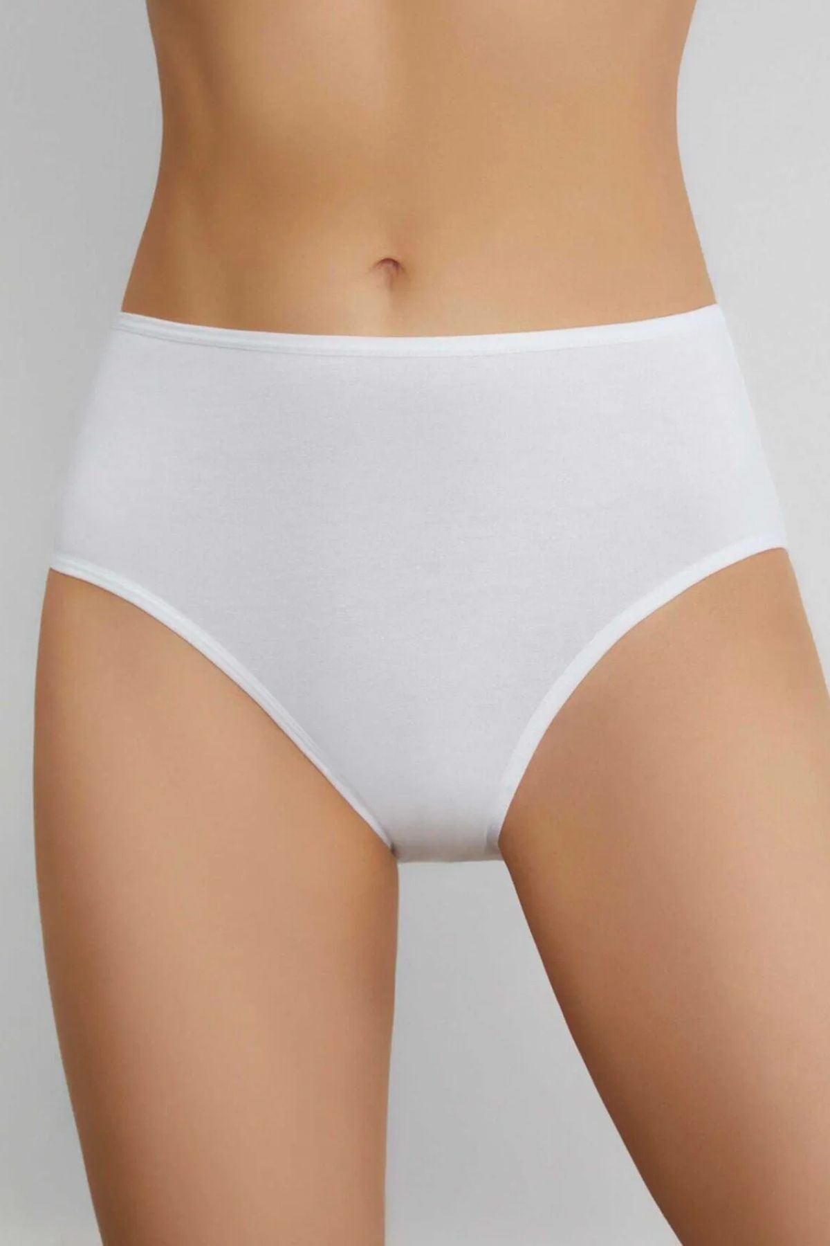 Eros Pijama Eros Bato Yüksek Bel İzsiz Geniş Beden 3 Lü Slip Külot Karışık Renk