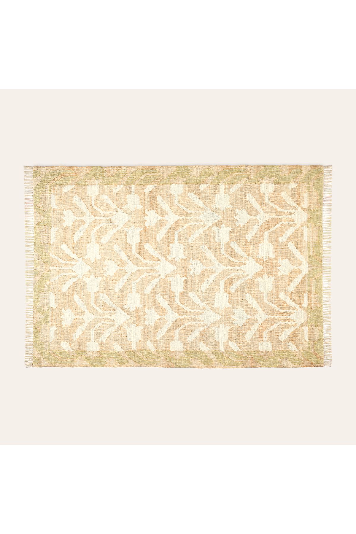 Zsa Zsa Zsu Jaıpur Jüt Kilim 120x180 Cm Bej - Yeşil