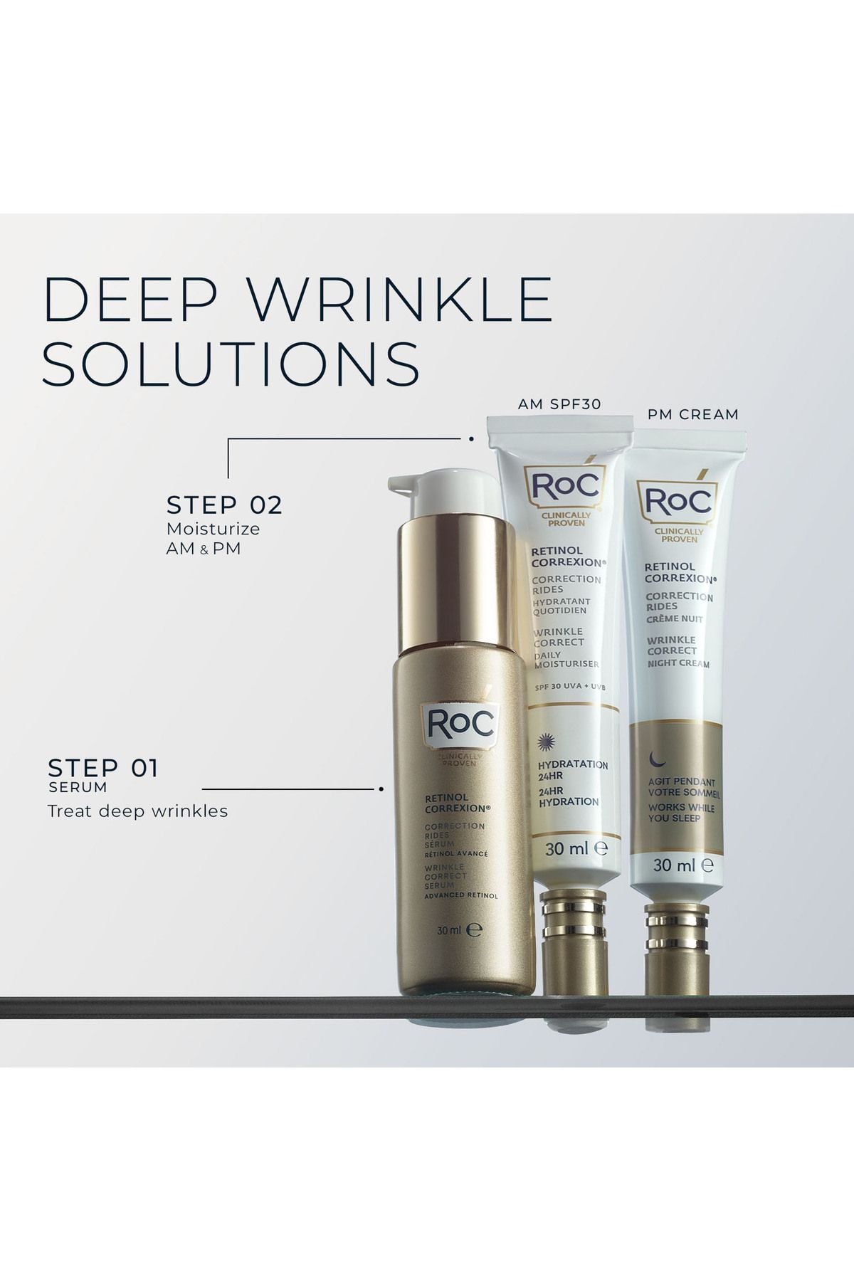 Roc-Retinol Correxion Daily Moisturizer - Day Cream SPF30 30ML 8