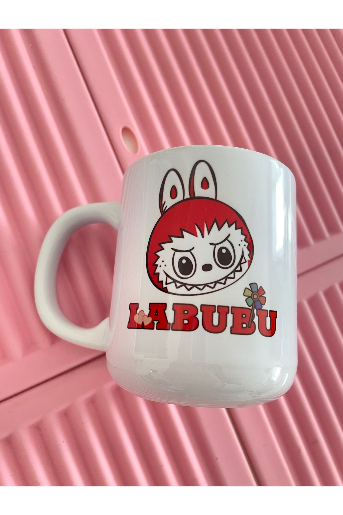 By Selen Suyolcu LABUBU Baskılı Kupa Bardak