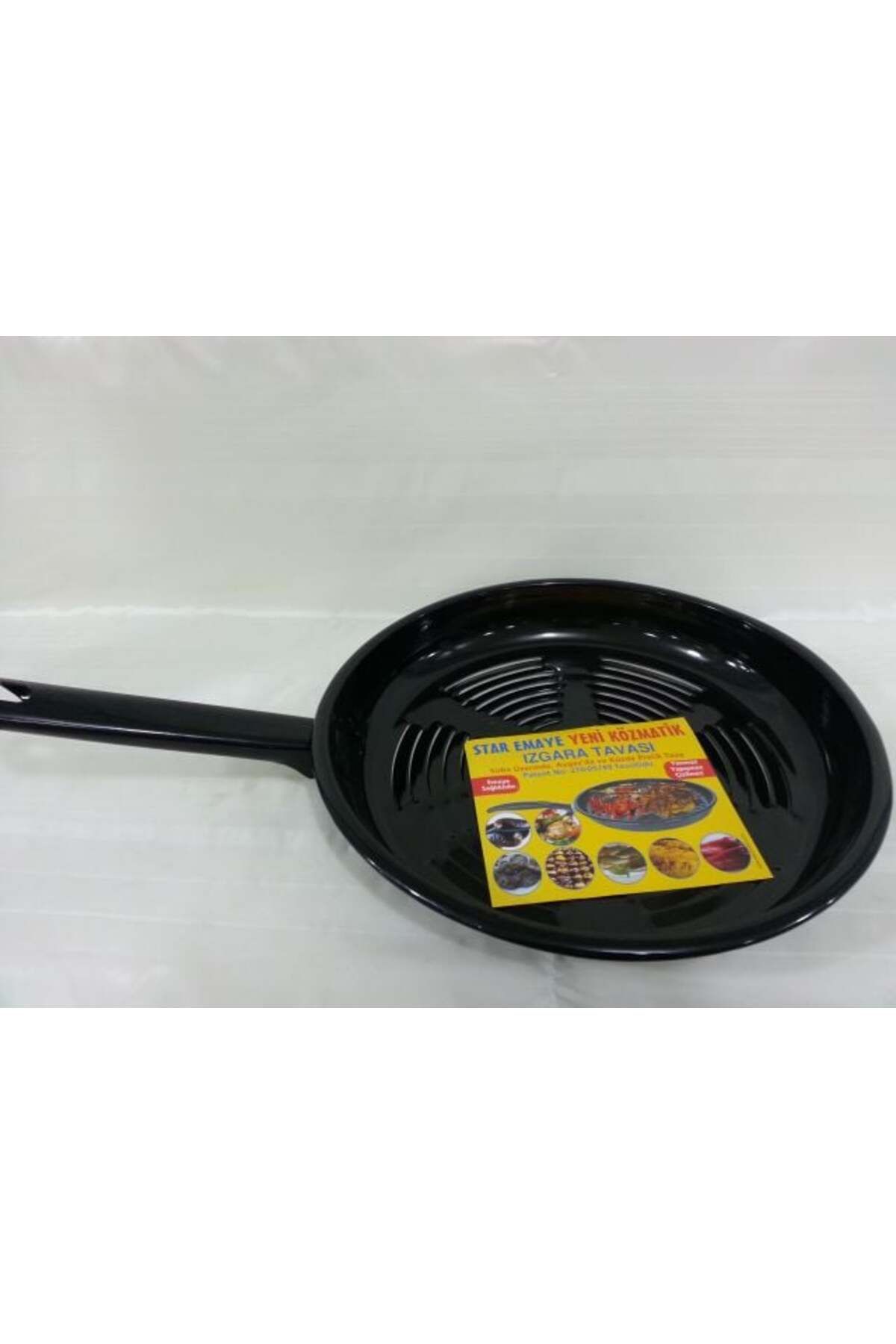 MarDyHome-Professional Enamel Frying Pan with Handle (Cestnematic) 4
