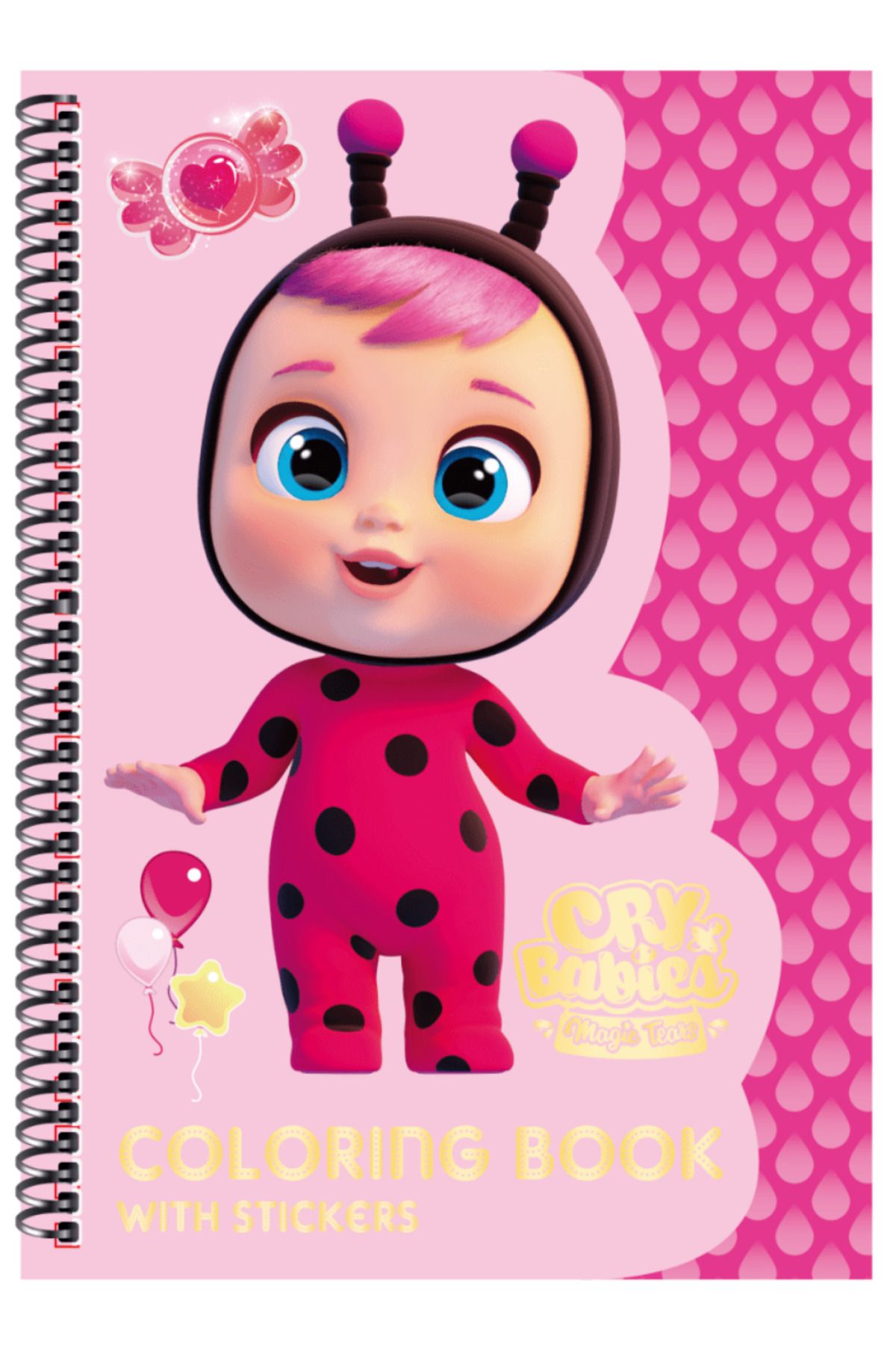 CEM KIRTASİYE Cry Babies 3D Stickerlı boyama kitabı A5