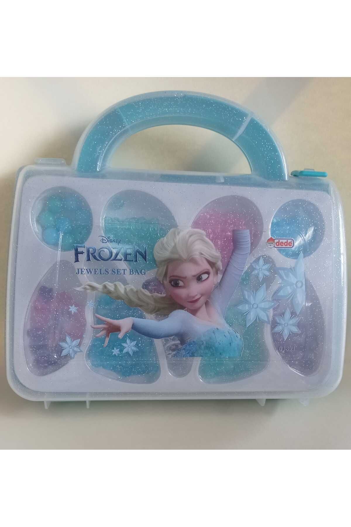 DEDE Frozen Lisanslı Çantalı Boncuk Takı Seti