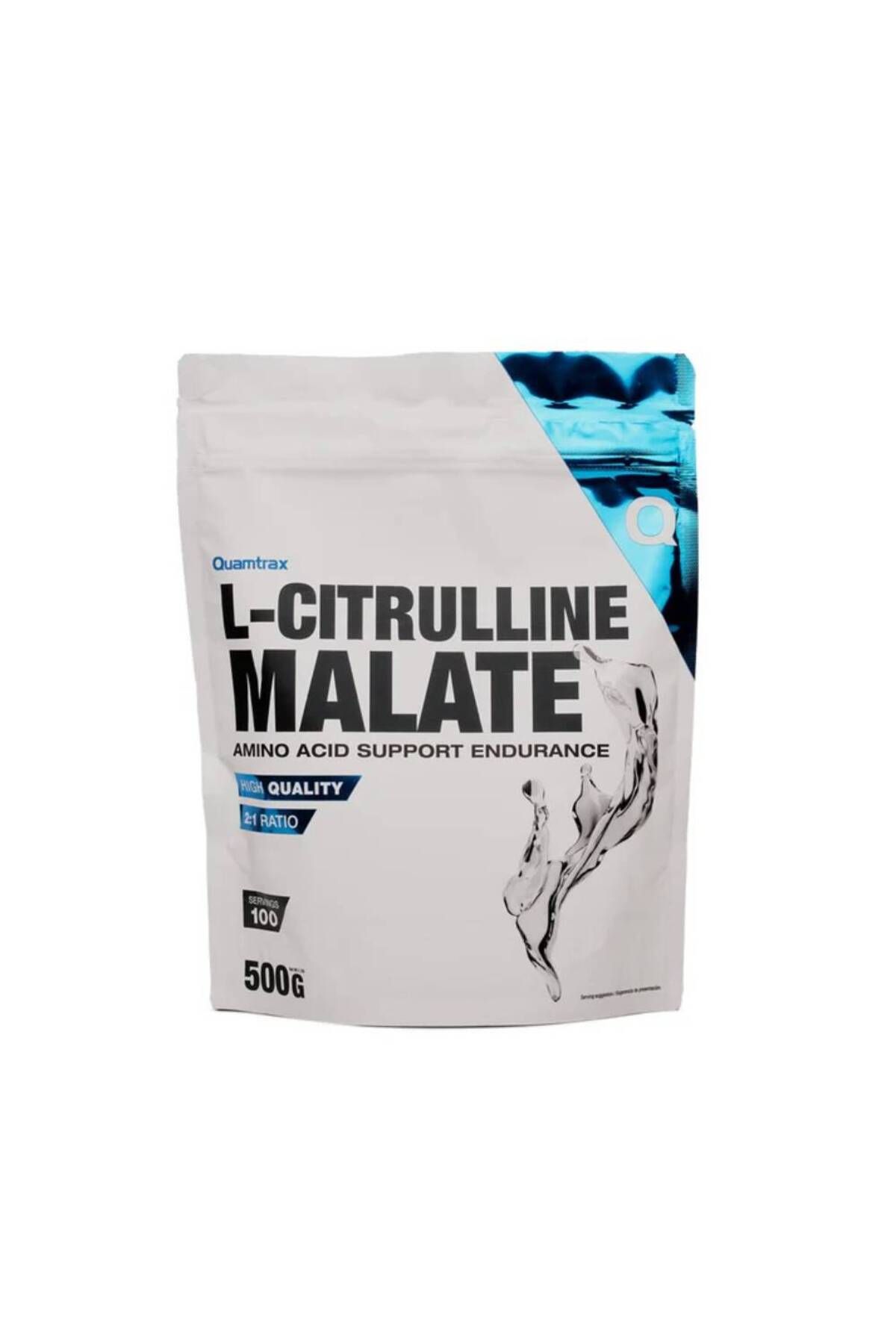 Quamtrax Malat De L-citrulina Pudra, 500g, Quamtrax, Supliment Crestere Masa Musculara - One Size