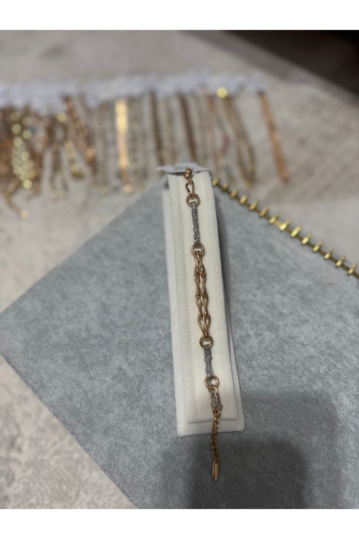 XUPING JEWELRY KADIN 18K ÇELİK BİLEKLİK KARARMAZ PASLANMAZ