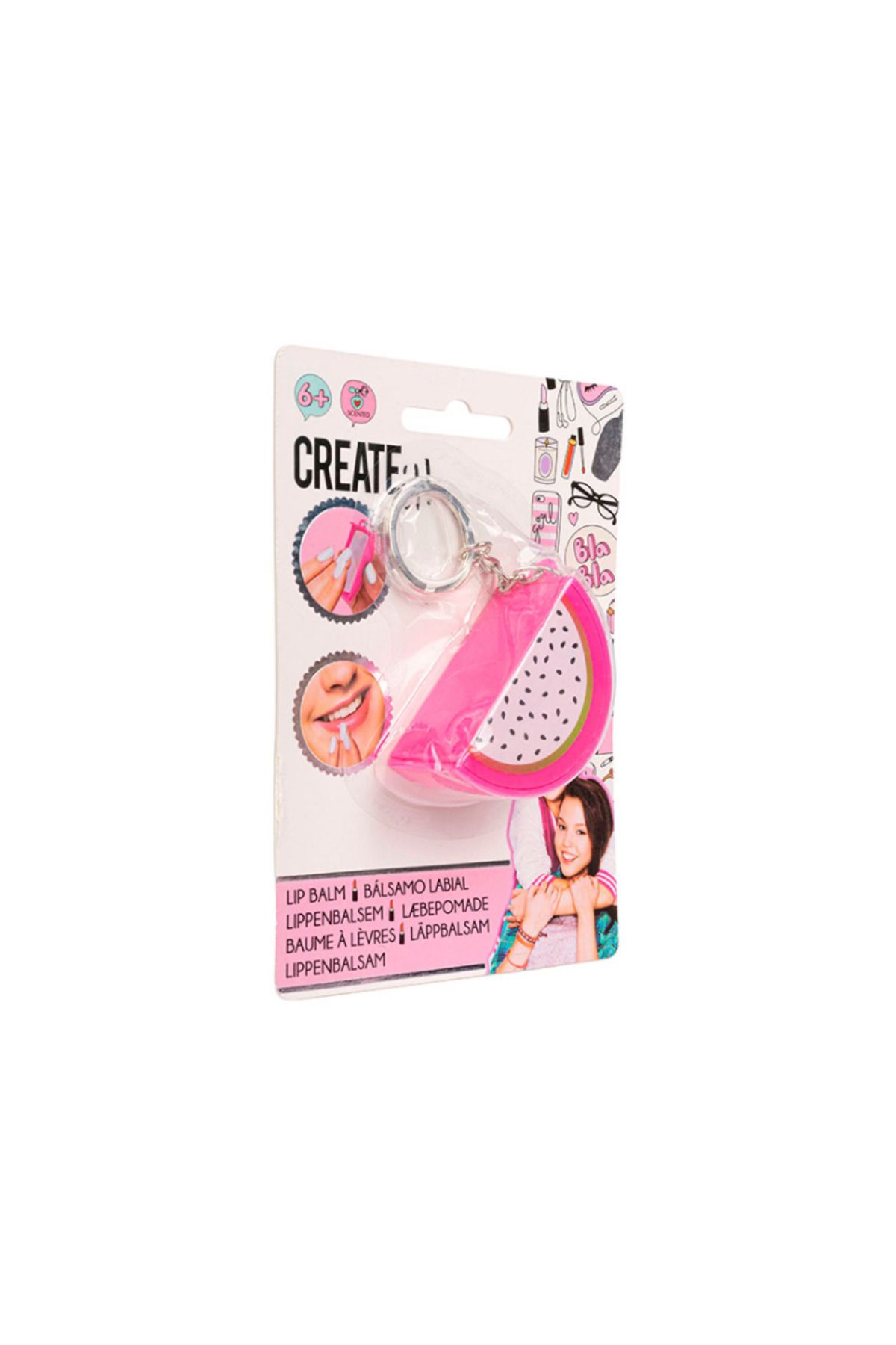 Create It Kokulu Dudak Balmı Anahtarlık - Ejder Meyvesi