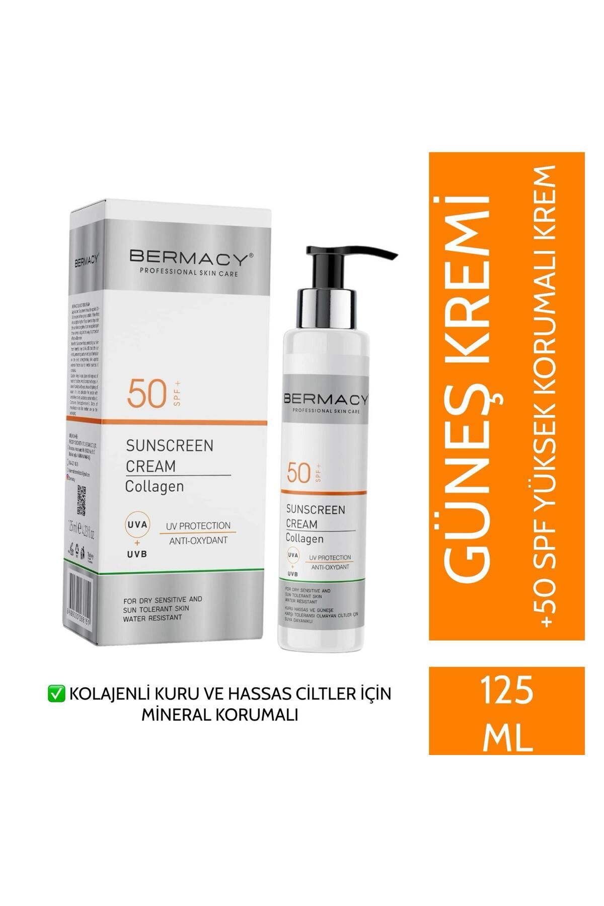 BERMACY GÜNEŞ KREMİ -- Kuru ve hassas ciltler için