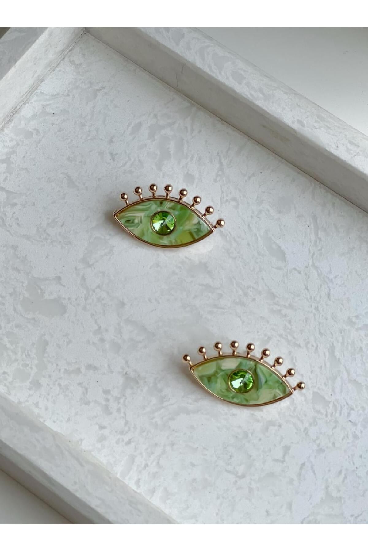 Venus Design Çelik Renkli Göz Küpe