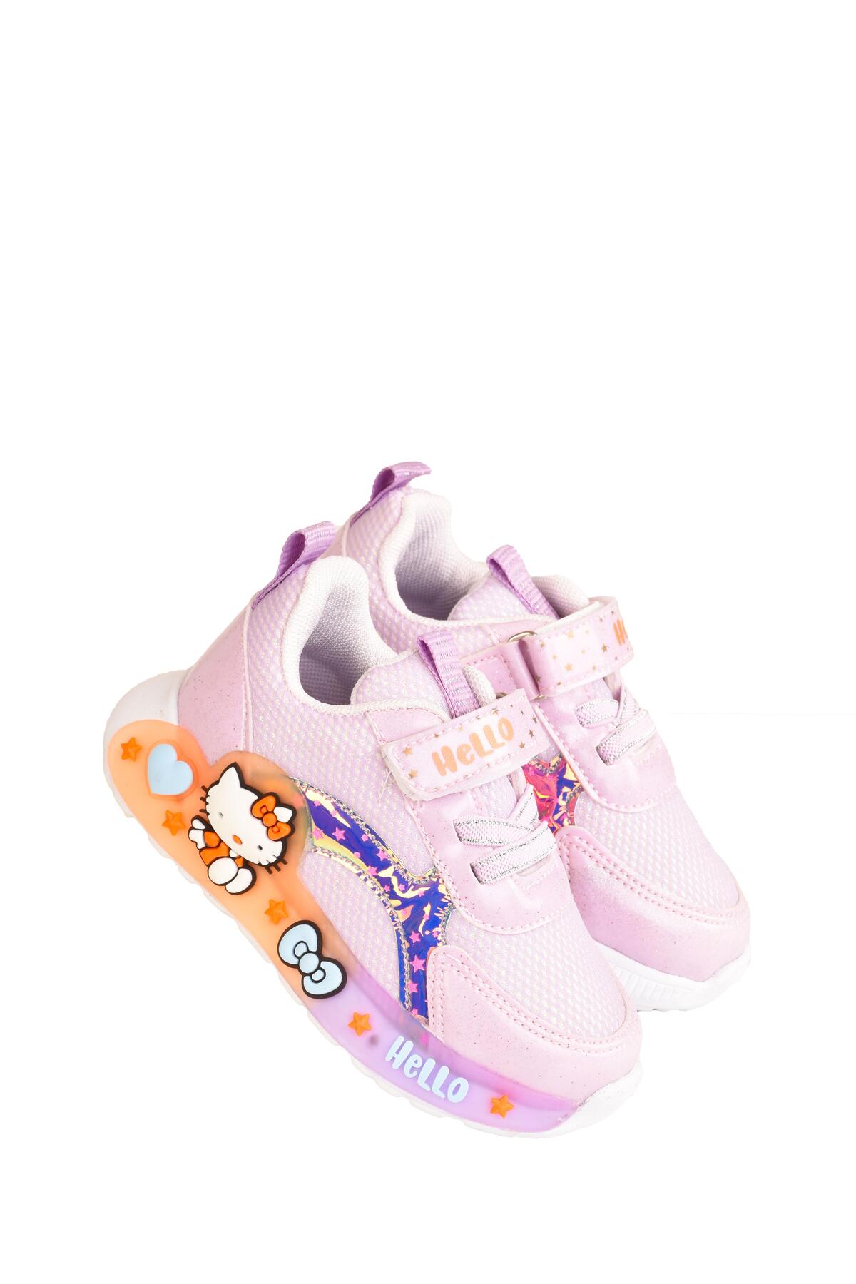 minibonito Günlük Kız Çocuk Spor Ayakkabı Hello Kitty Süs Detay