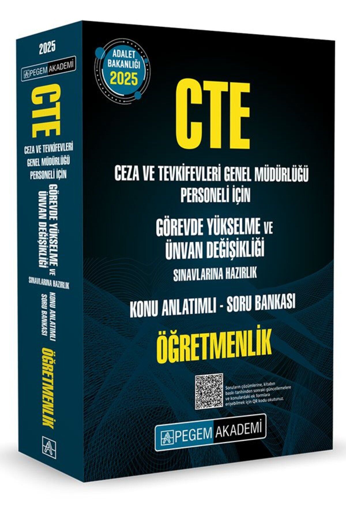 Anla Kazan Yayınları Pegem 2025 GYS CTE Adalet Bakanlığı Ceza ve Tevkifevleri Genel Müdürlüğü Personeli İçin Görevde Yük