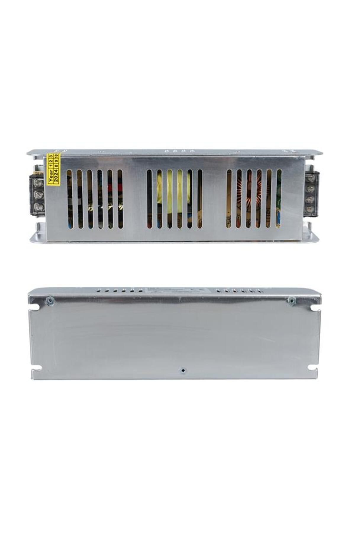 LEDX ALN-M1220S 12 Volt 20 Amper 240 Watt Slim Metal Kasa Adaptör 225X65x38mm