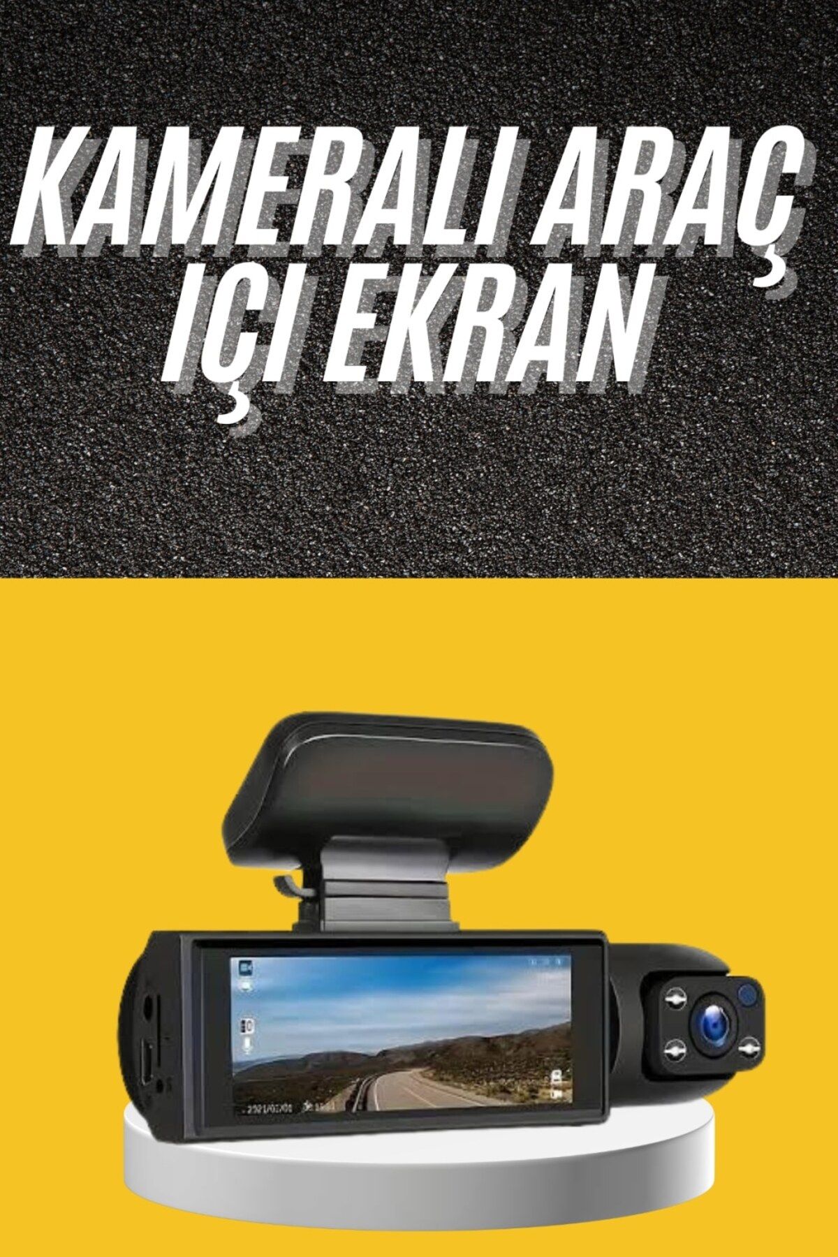 SAYARMARKT İç Dış Kayıt Black Box Kamera