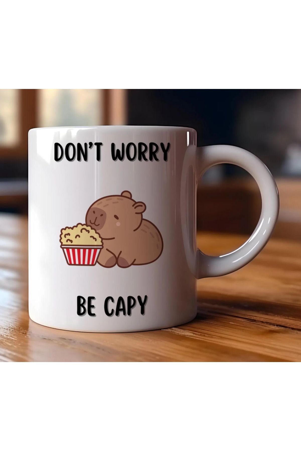POPULUS Capybara Dont Worry Kupa Bardak