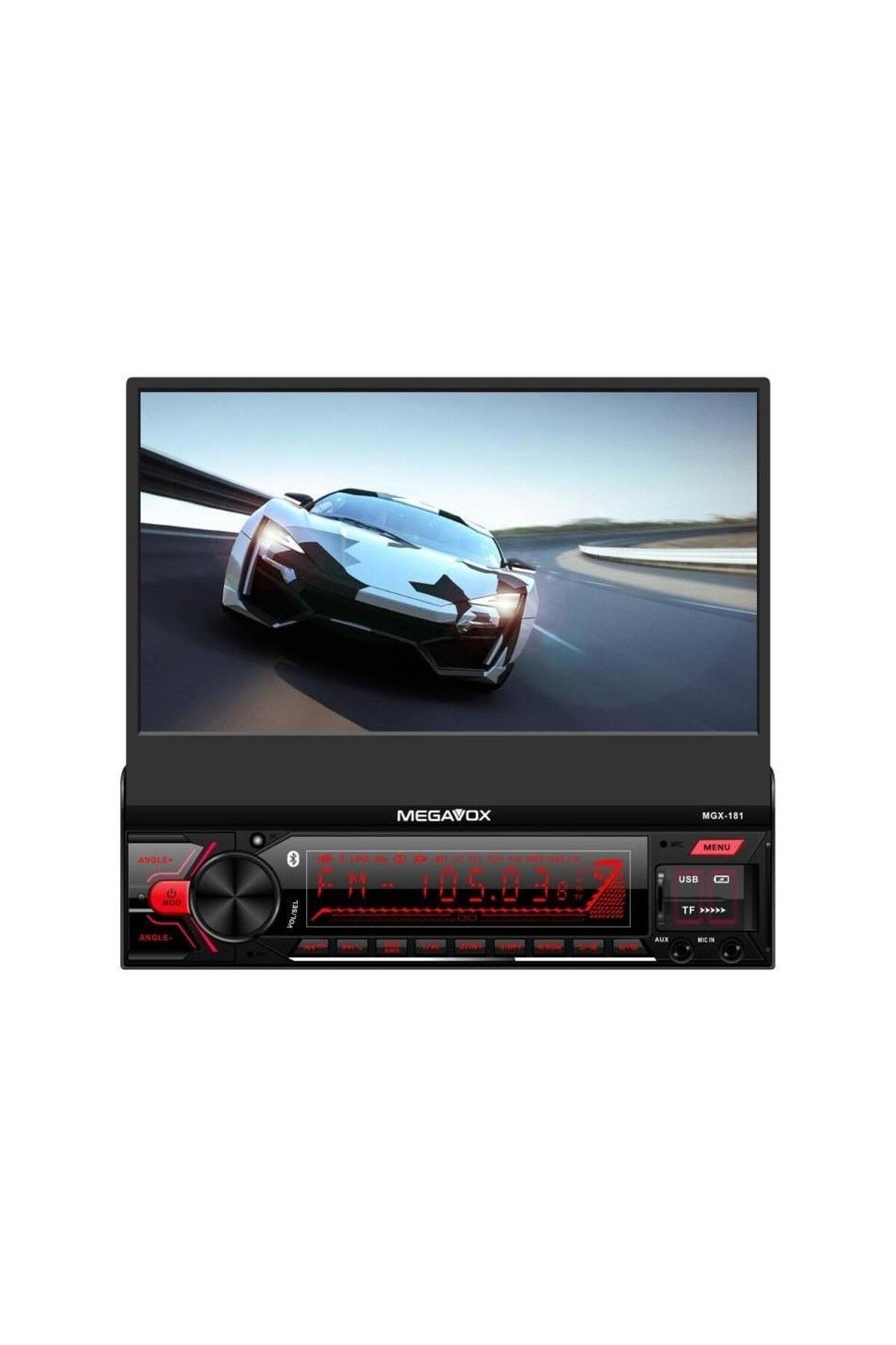 megavox Mgx-181 4x60w 7inç Indash Oto Teyp Mirrorlink/ Mp5/usb/sd/fm/bt/kumanda