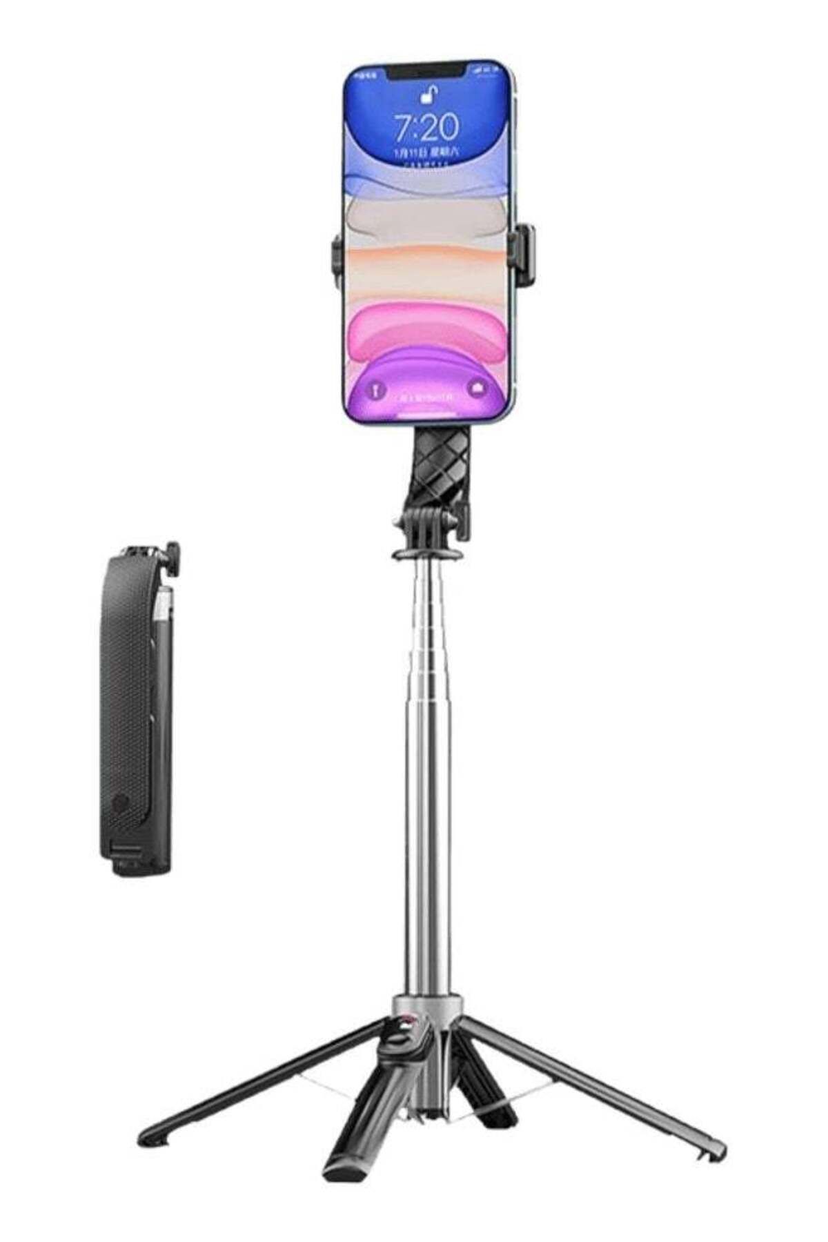Generic-P20 Portable Mini Wireless Handheld Selfie Stick Black, Selfie Stick for Mobile 1