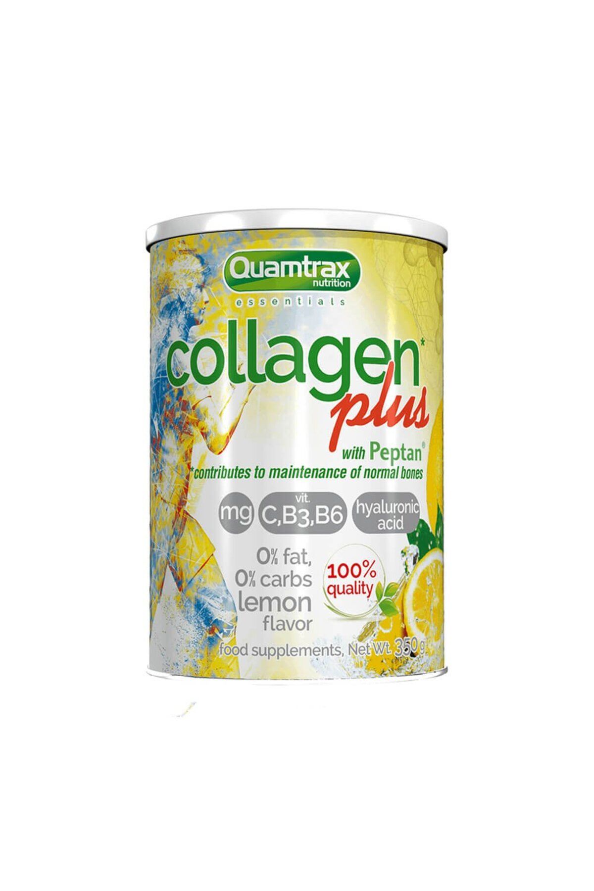 Quamtrax Colagen Plus Peptan 350g, Pudra, Quamtrax, Supliment Alimentar Pe Baza De Colagen Unflavored - One Size