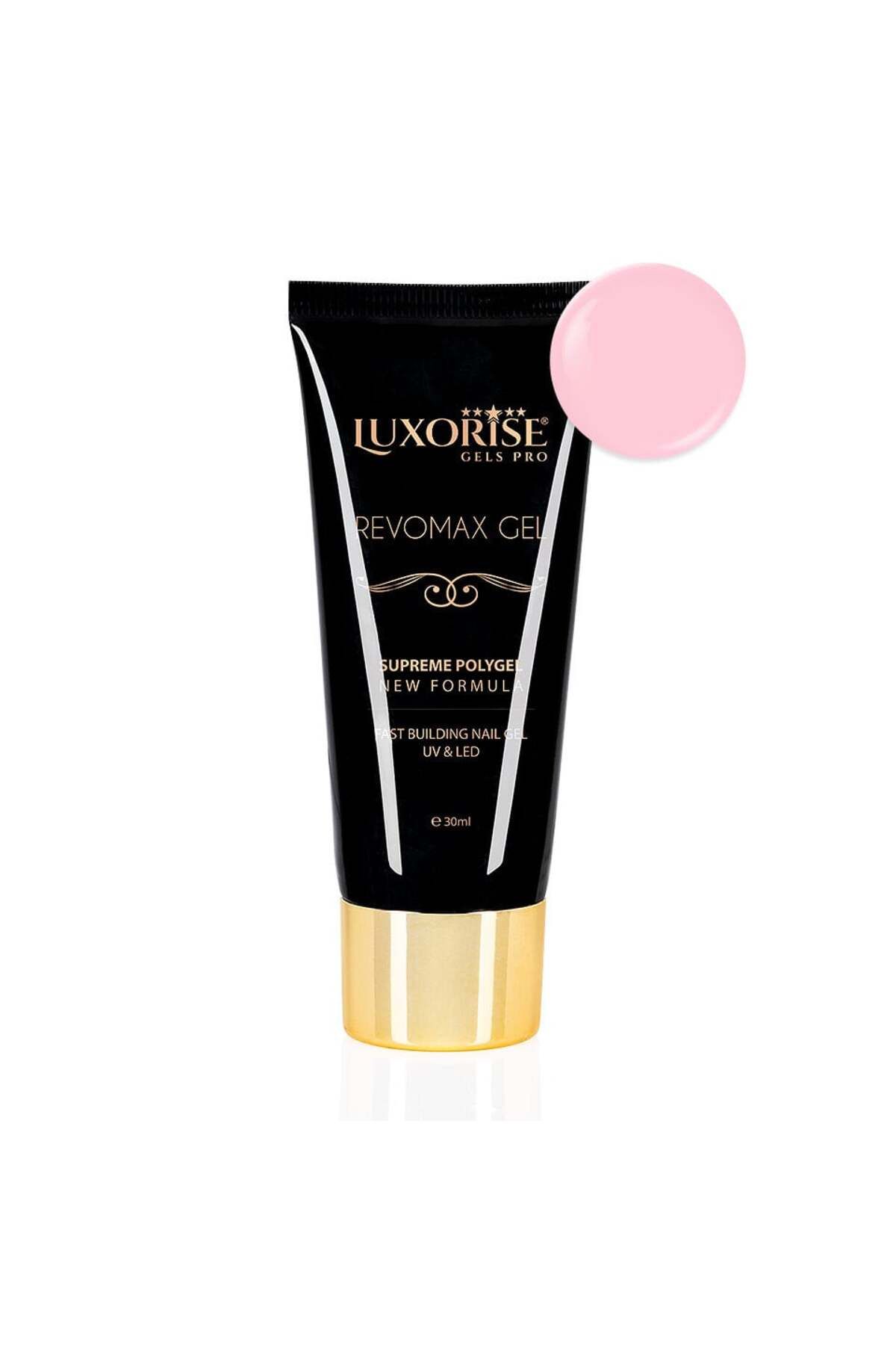LUXORISE Polygel Revomax Gel Roz Francez, 30ml - One Size